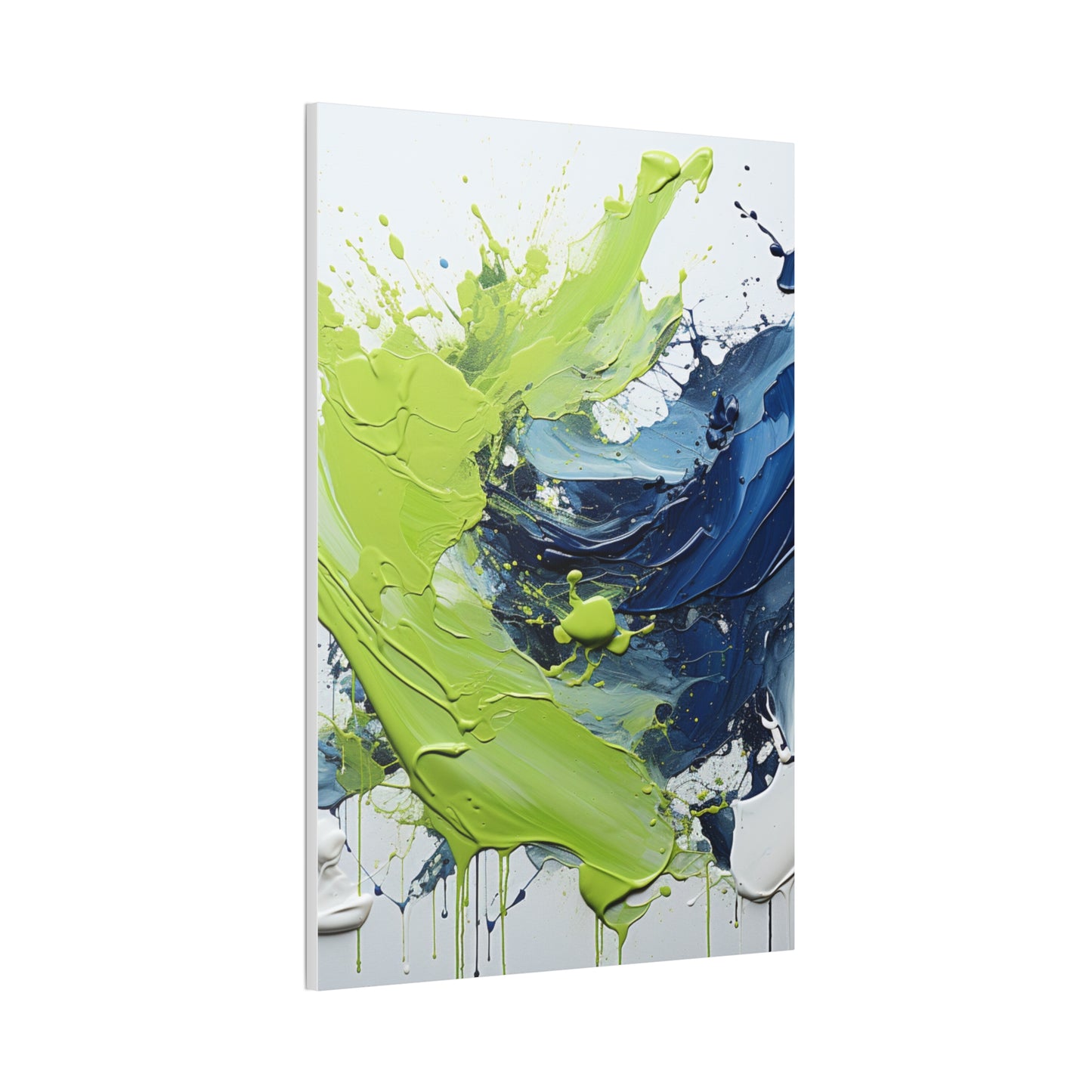 Acrylic Abstract Canvas Print - Richly Textured Artistry