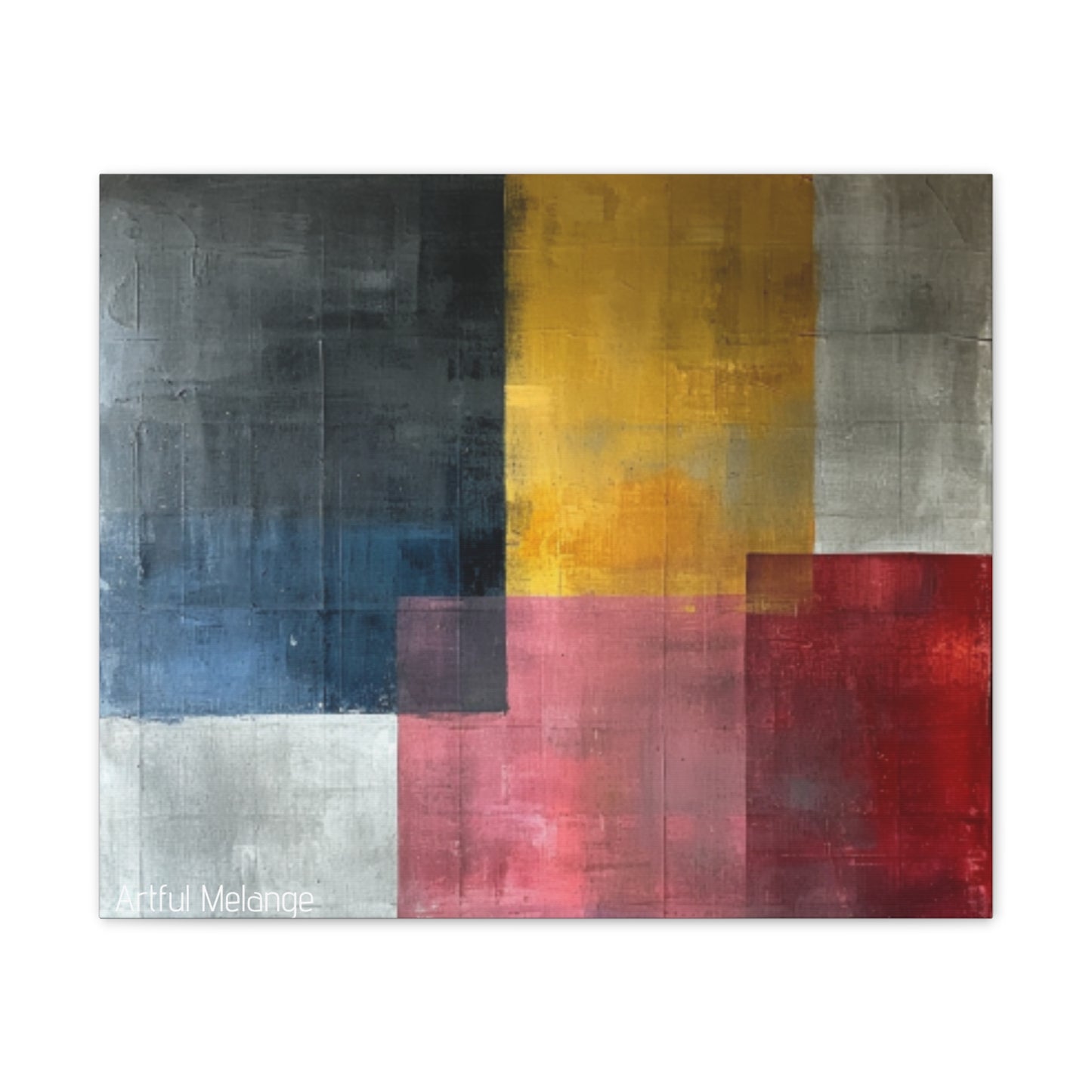 Primary Elegance: A Symphony of Sophistication Canvas Print