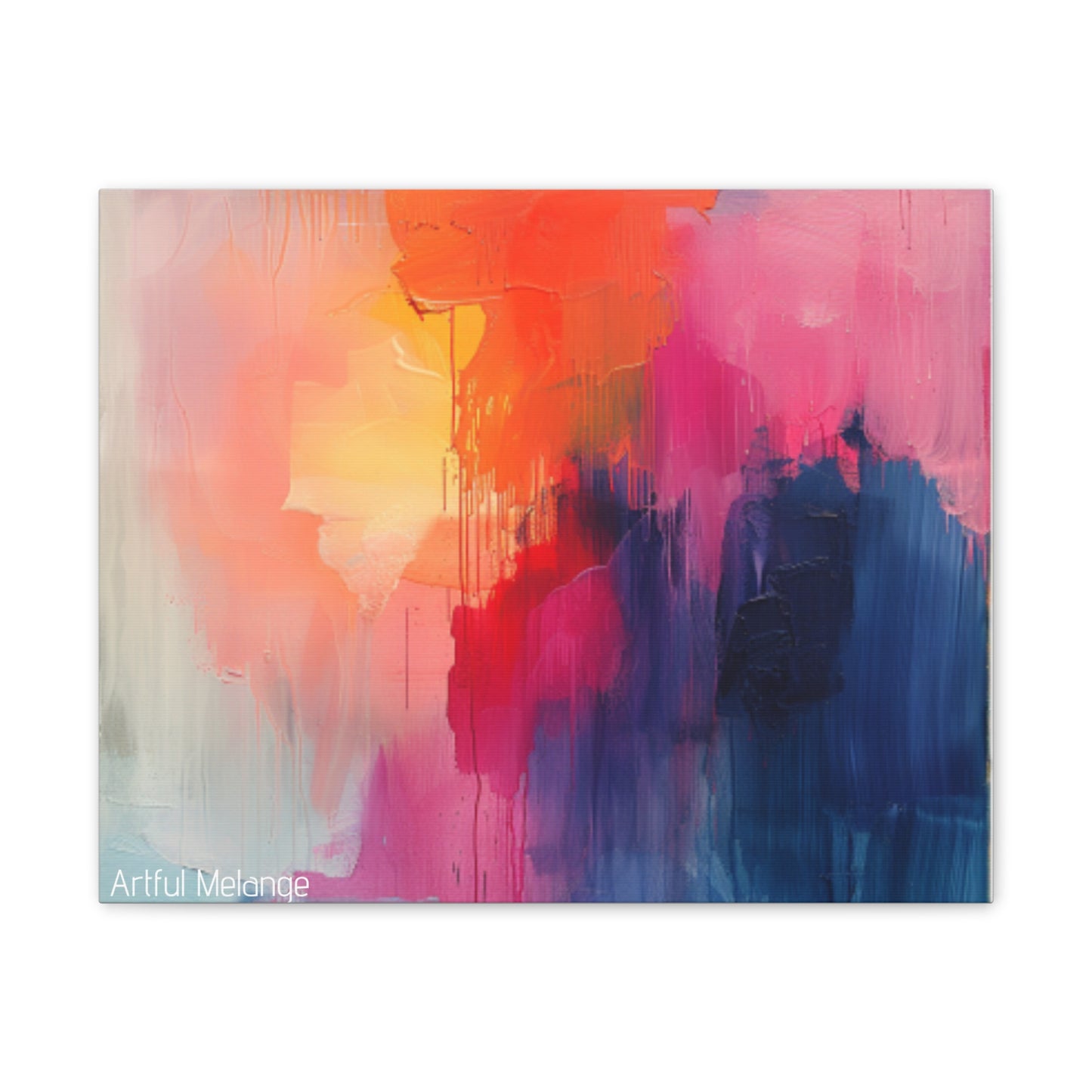 Primary Elegance: A Symphony of Sophistication Canvas Print