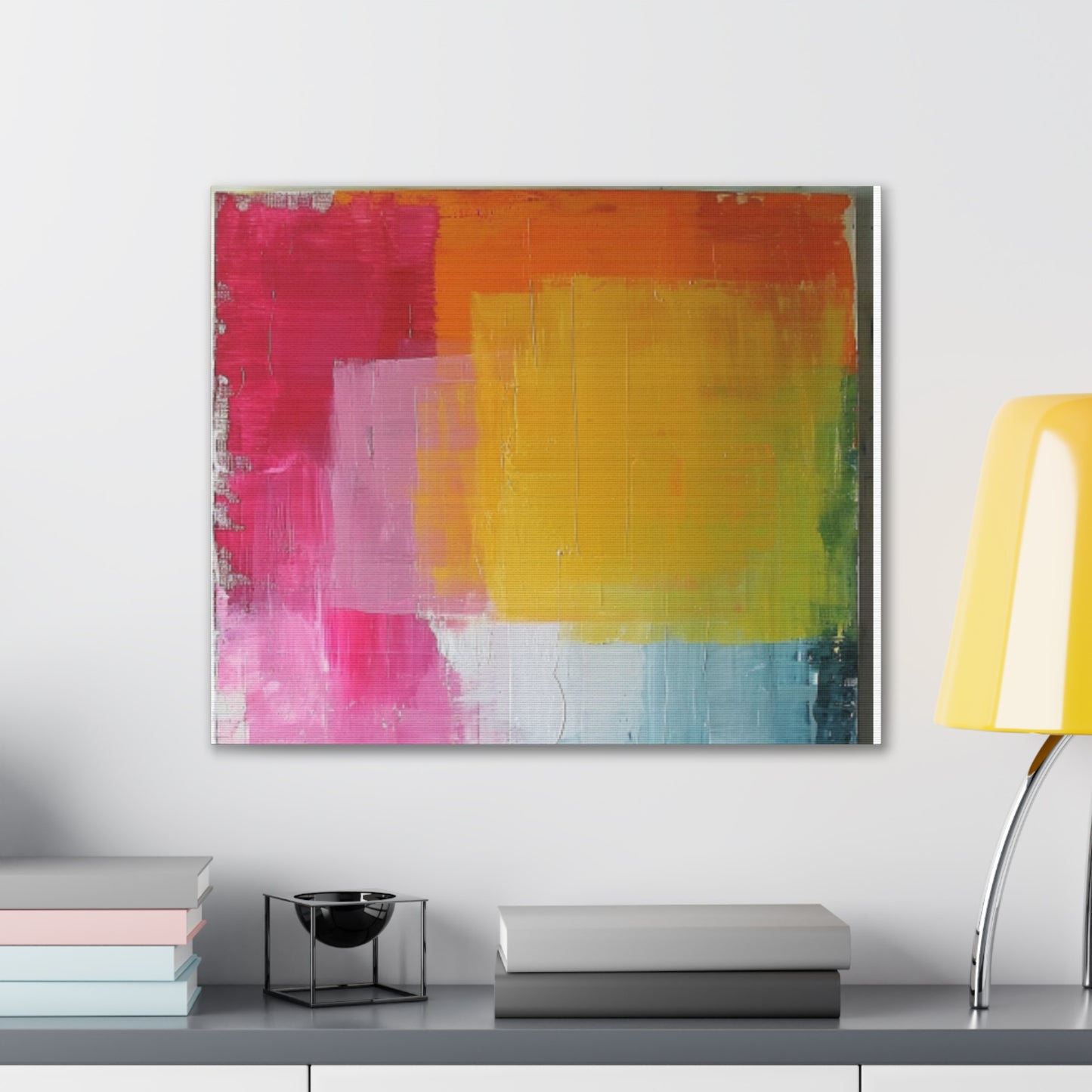 Primary Elegance: A Symphony of Sophistication Canvas Print