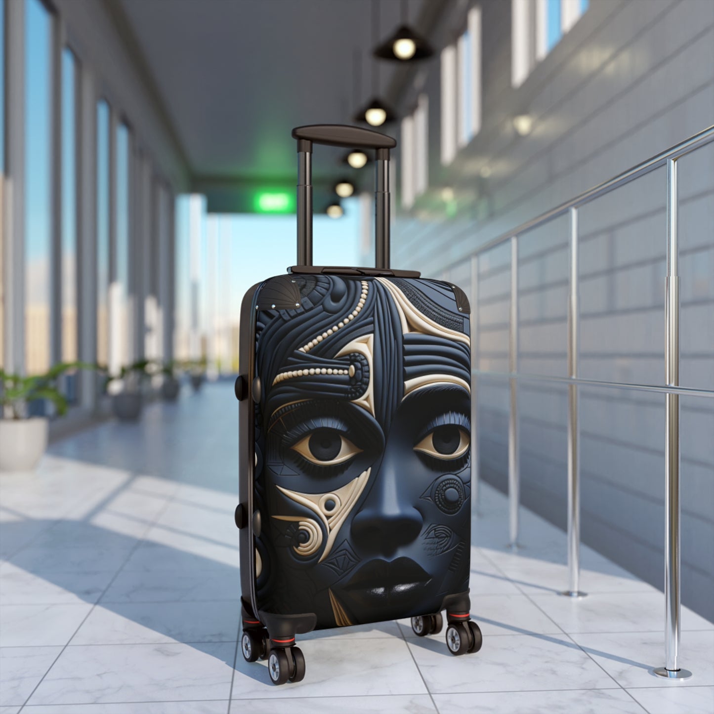 Melanated Jetsetter: Stylish Travel Luggage Pieces