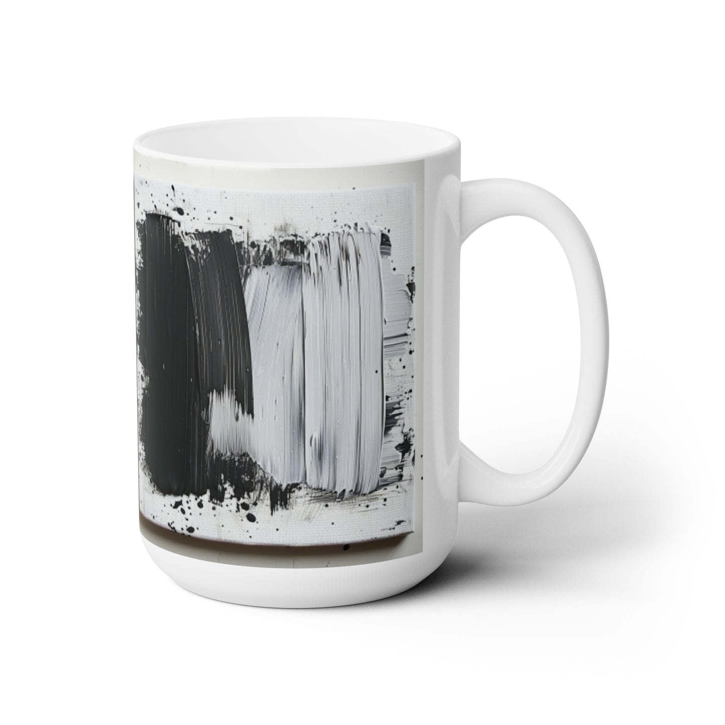 Artsy Abstract Ceramic Mug 15oz