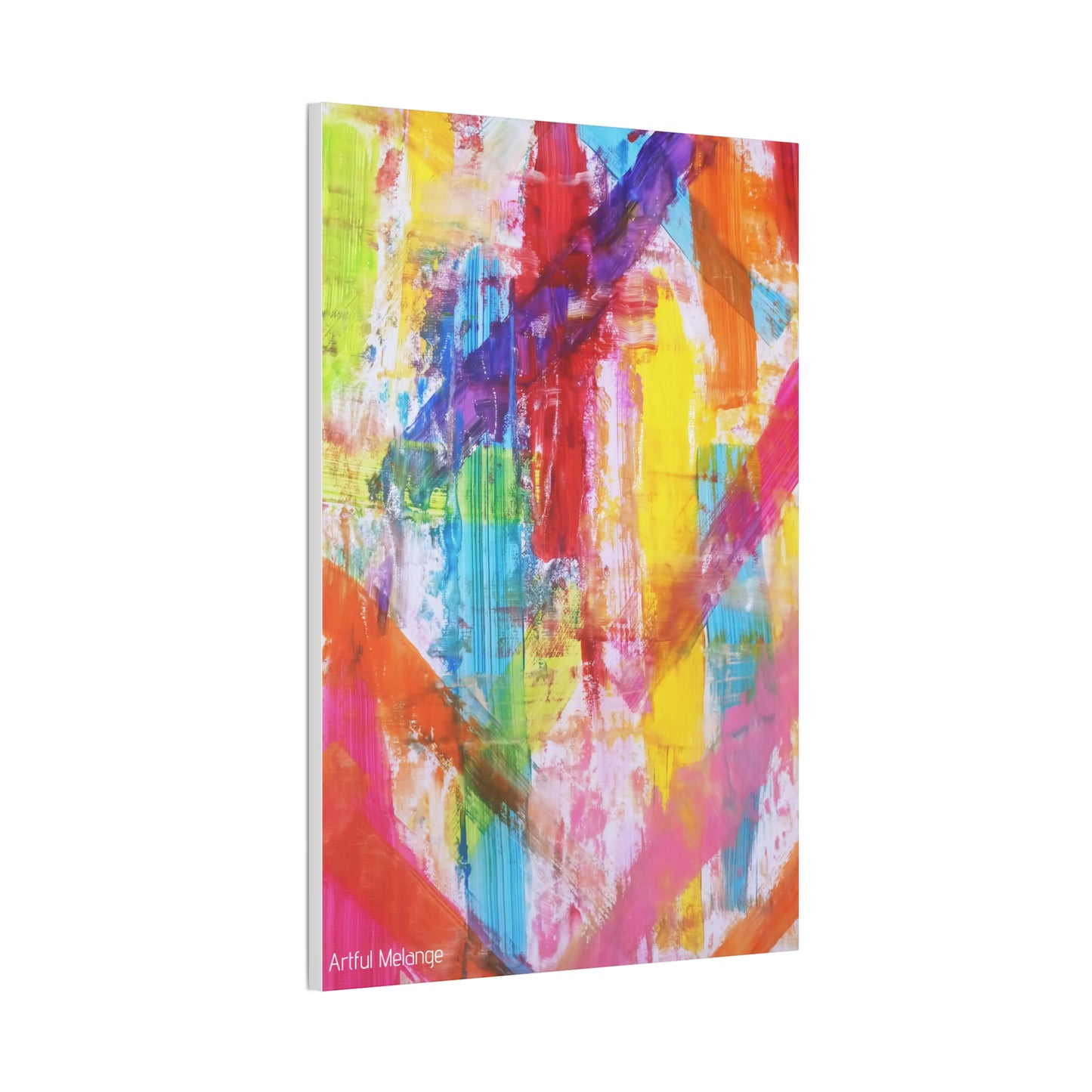 Primary Elegance: A Symphony of Sophistication Canvas Print