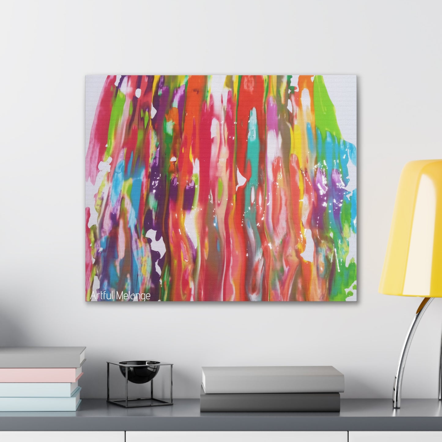 Primary Elegance: A Symphony of Sophistication Canvas Print