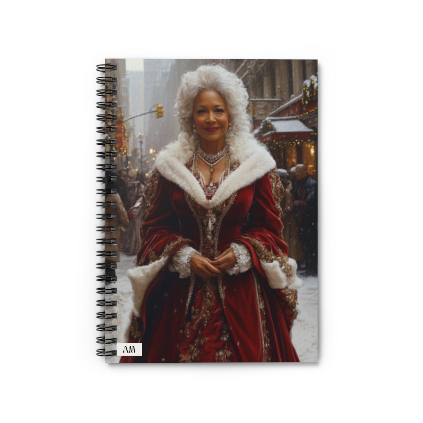 Majestic African American Claus Spiral Journal Collection ( Queen Claus 2)