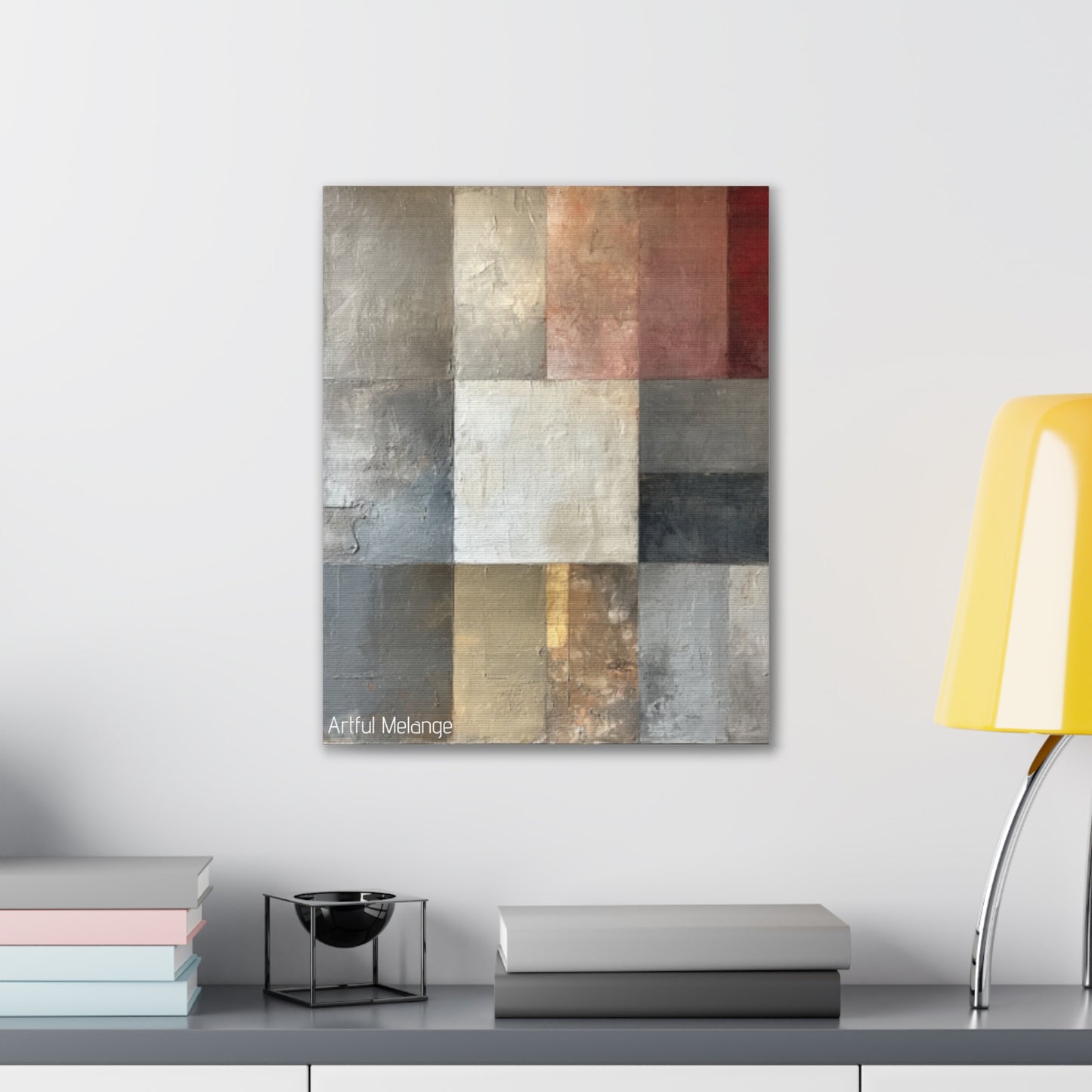 Primary Elegance: A Symphony of Sophistication Canvas Print