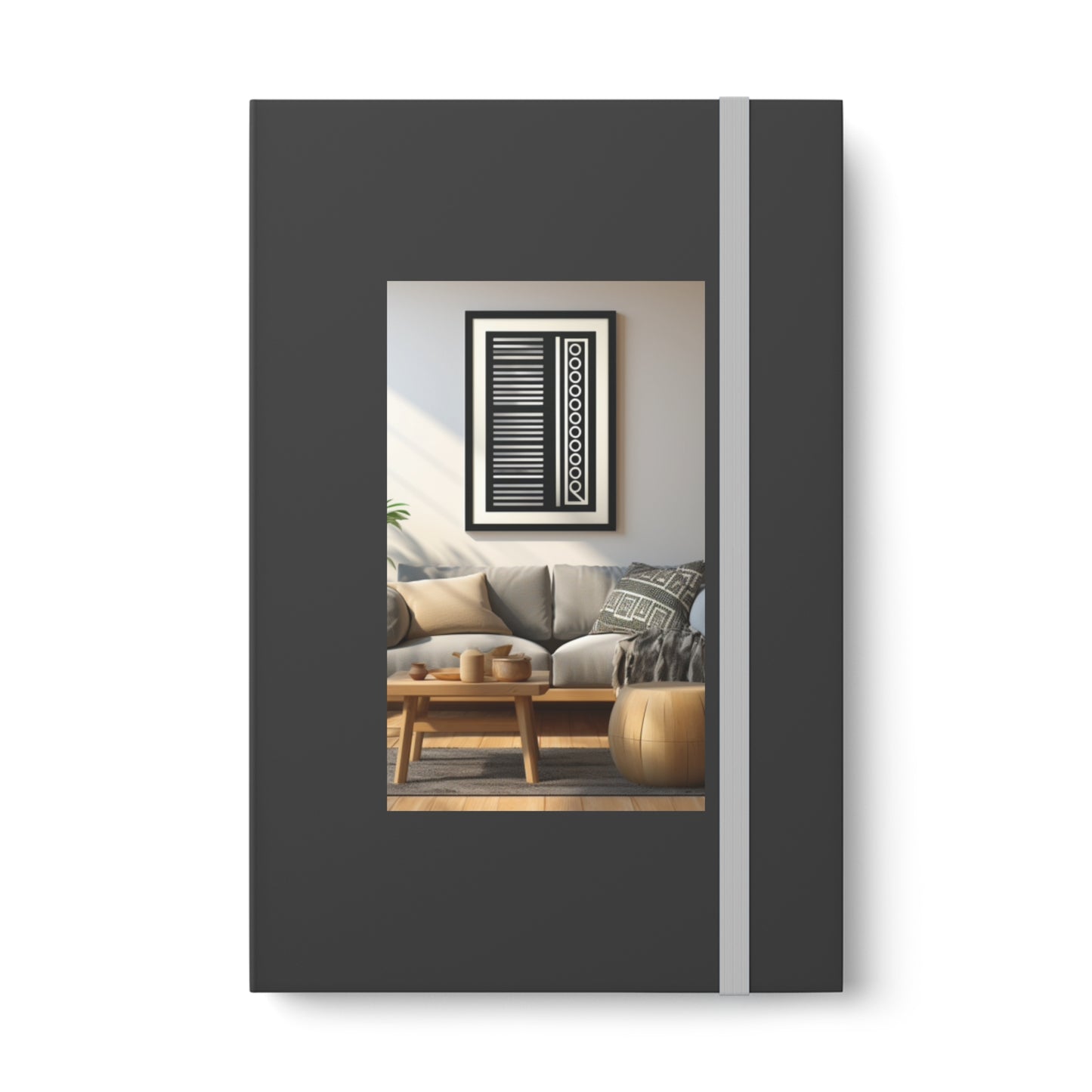 Living Space Design Cover Color Contrast Hardback Journal