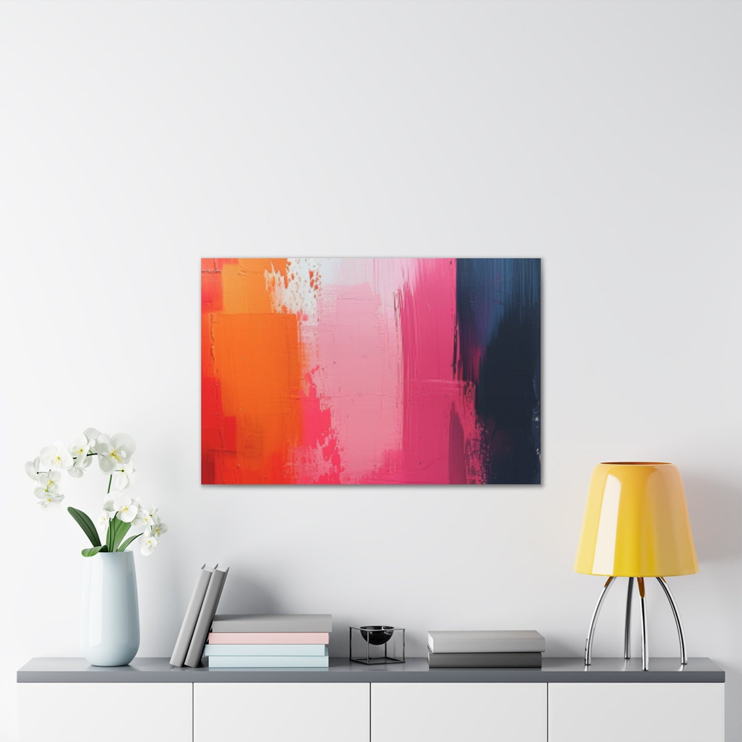 In The Pink: A Symphony of Sophistication Canvas Print