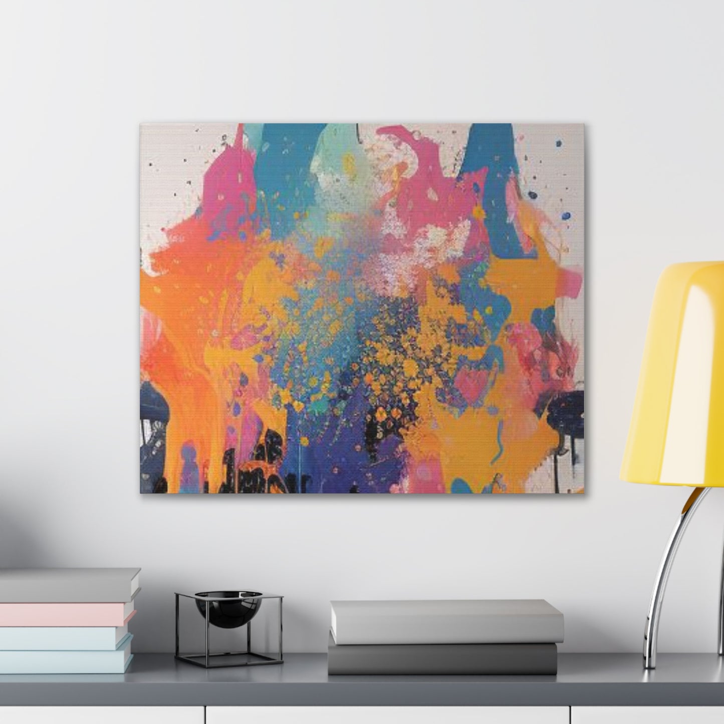 Primary Elegance: A Symphony of Sophistication Canvas Print