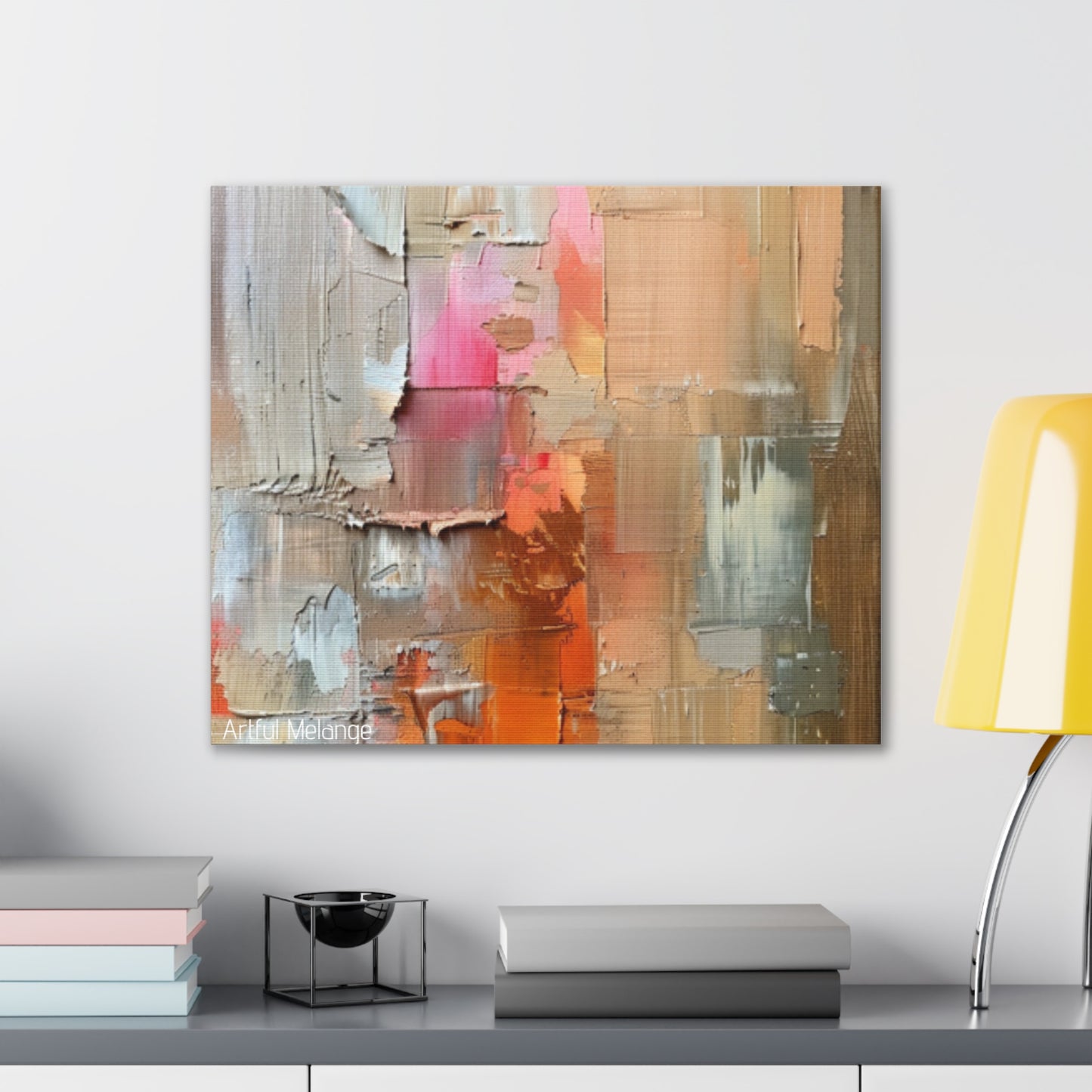 Primary Elegance: A Symphony of Sophistication Canvas Print