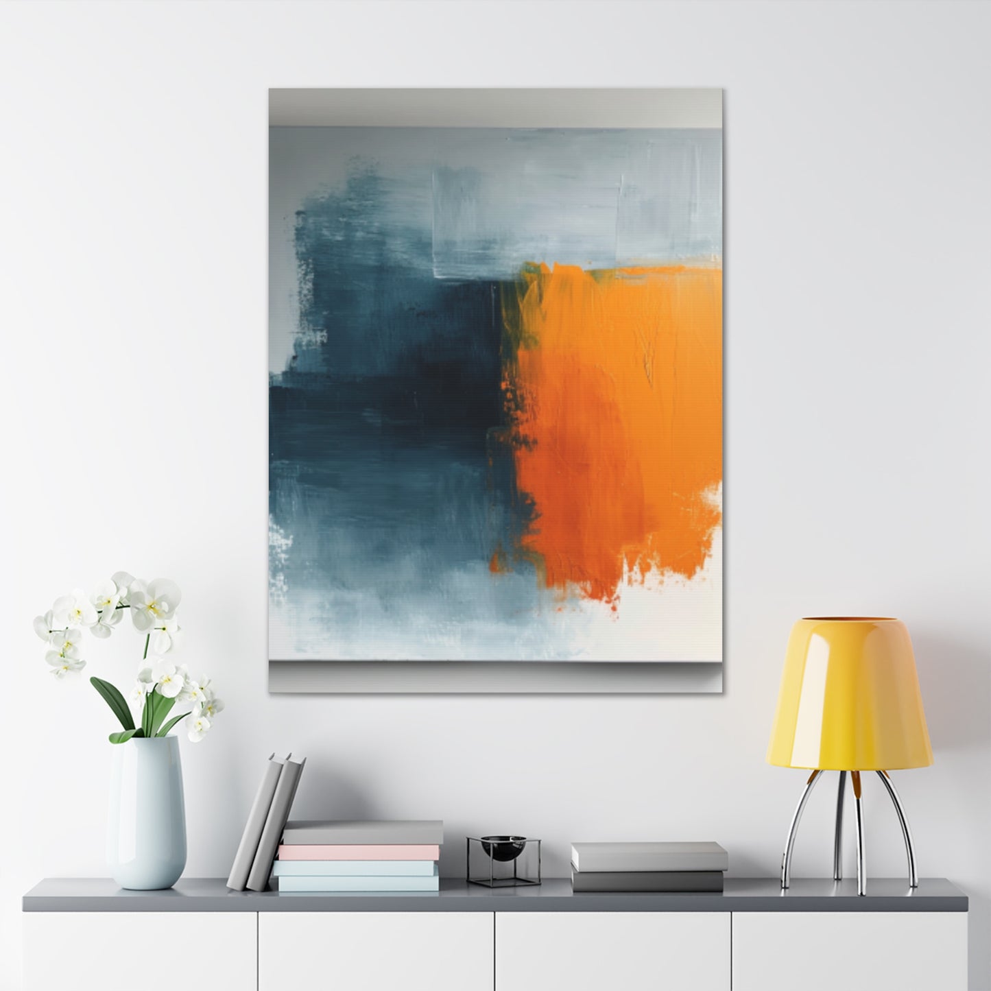 Primary Elegance: A Symphony of Sophistication Canvas Print