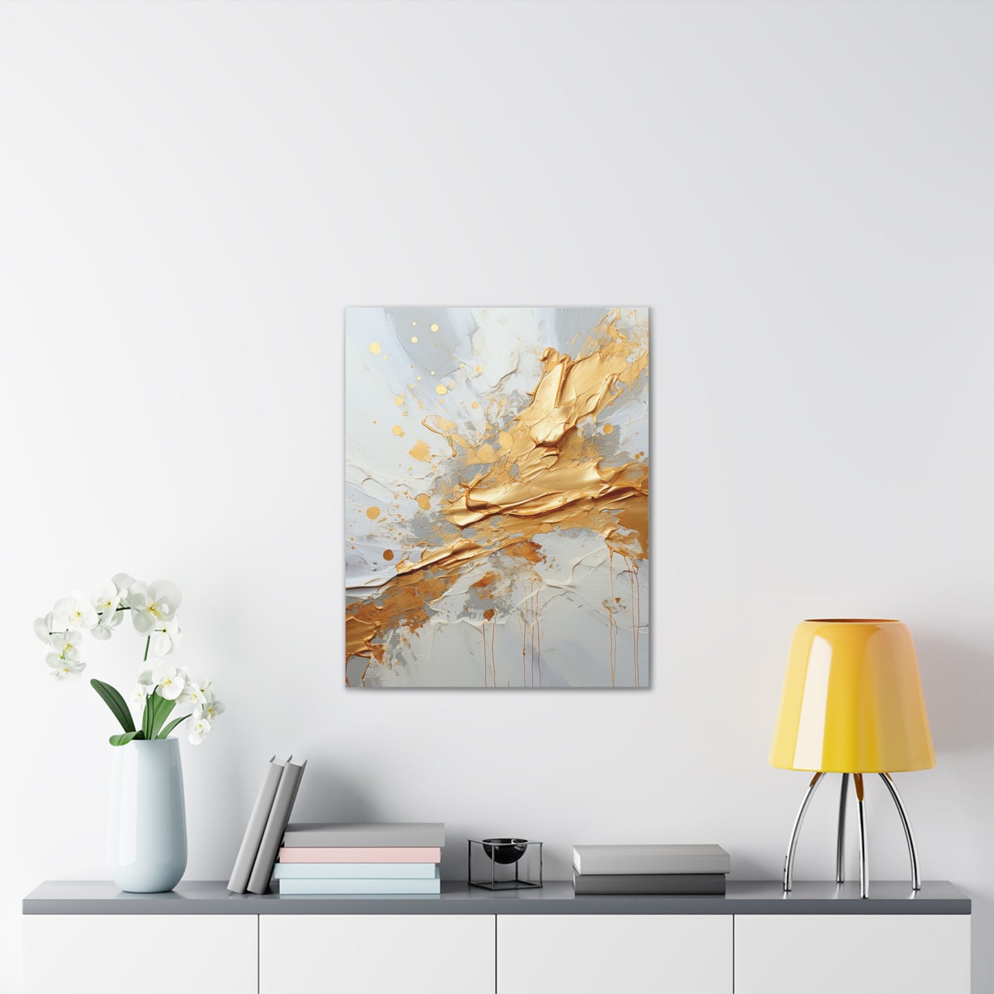 Acrylic Abstract Canvas Print - Richly Textured Artistry