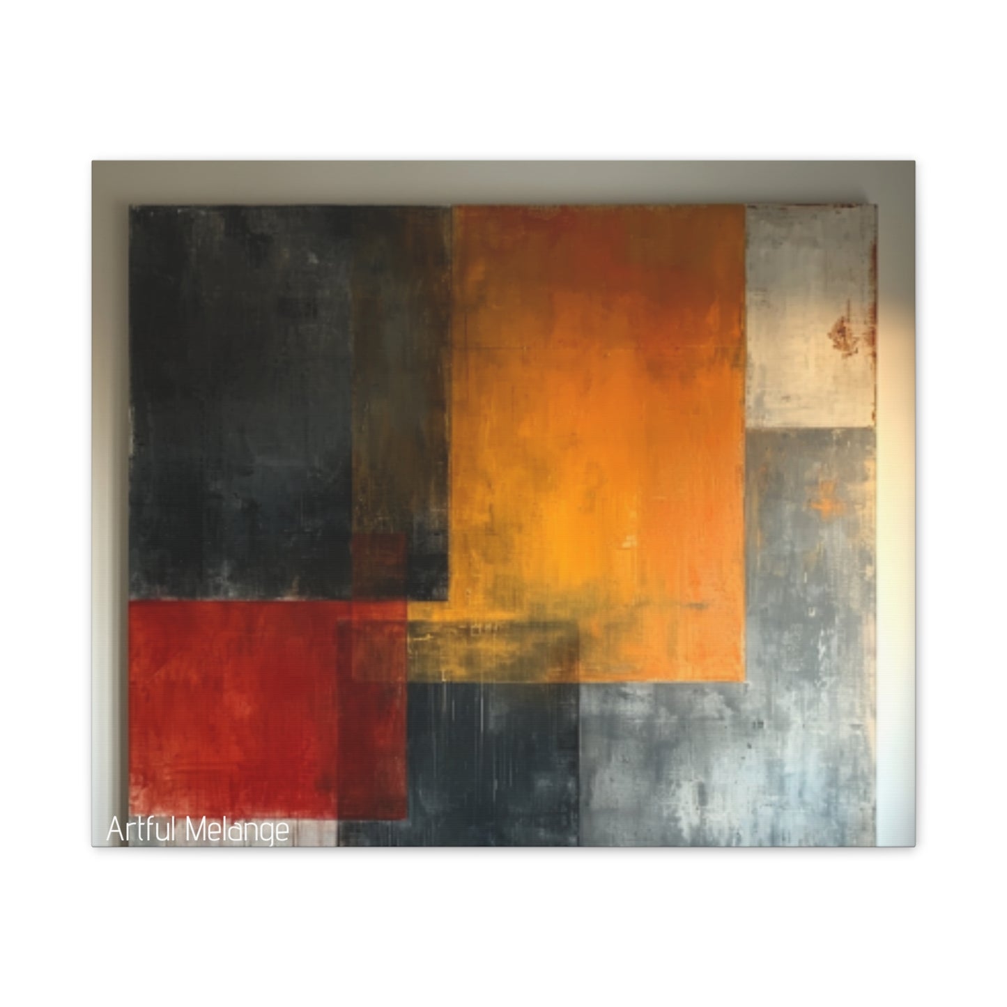 Primary Elegance: A Symphony of Sophistication Canvas Print