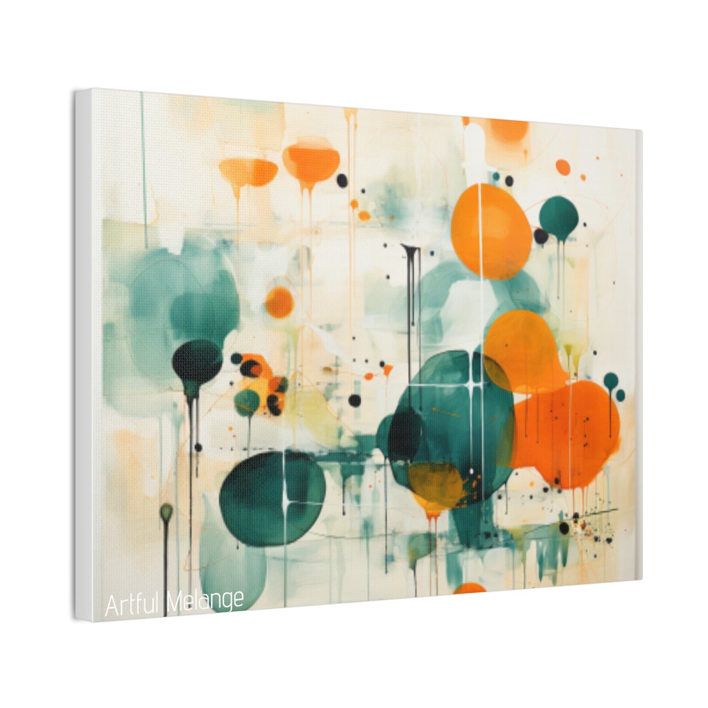 Primary Elegance: A Symphony of Sophistication Canvas Print