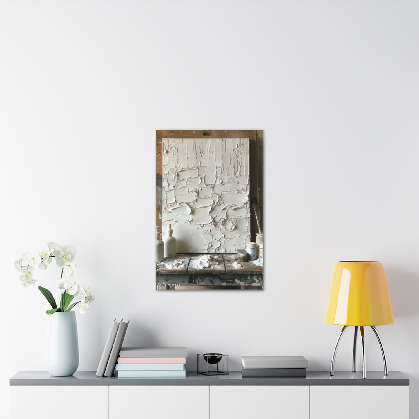 Primary Elegance: A Symphony of Sophistication Canvas Print