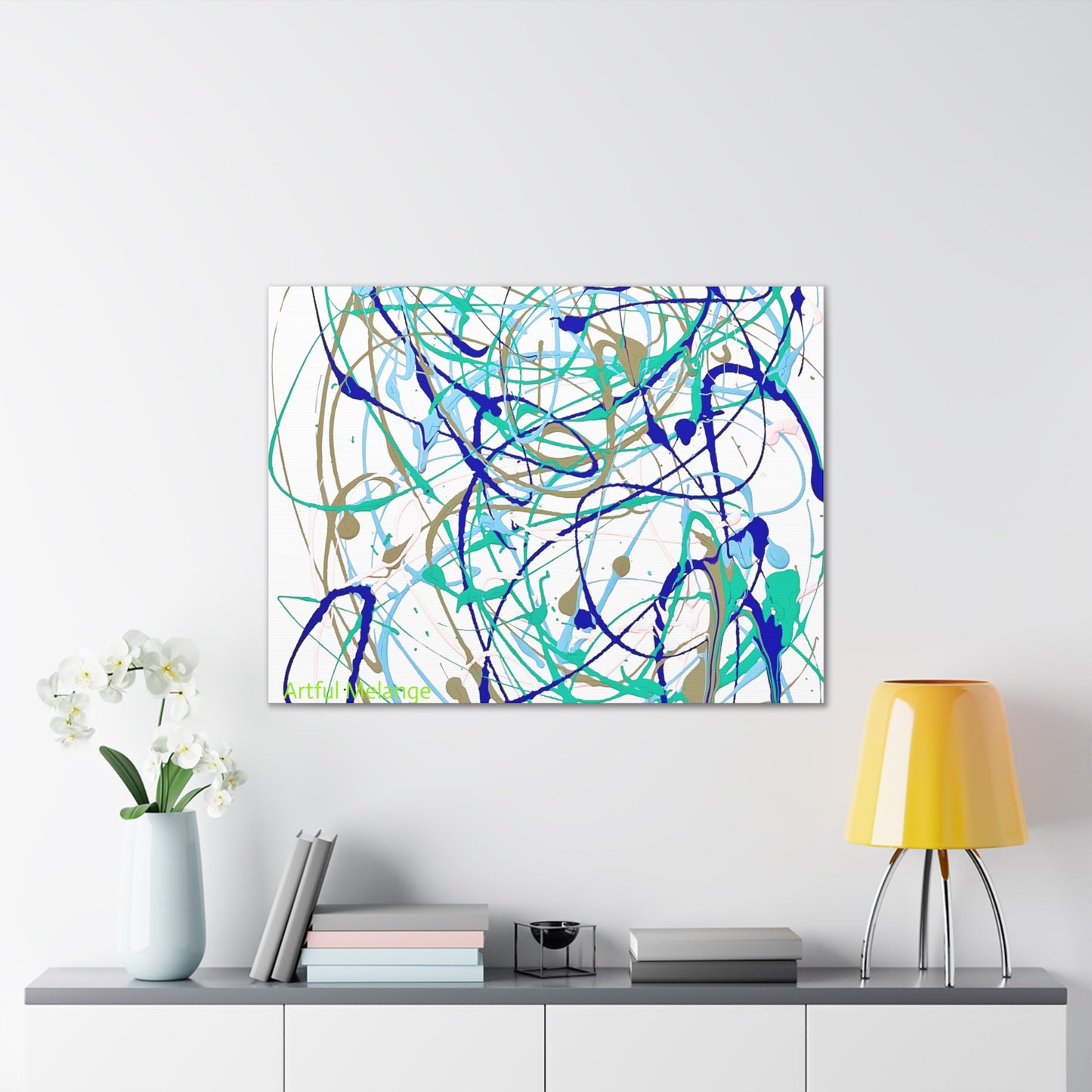 Acrylic Abstract Canvas Print - Richly Textured Artistry