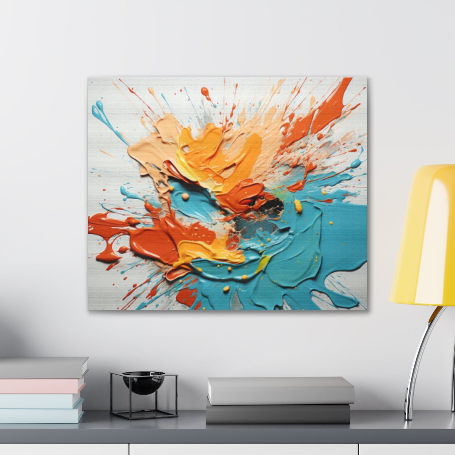 Primary Elegance: A Symphony of Sophistication Canvas Print