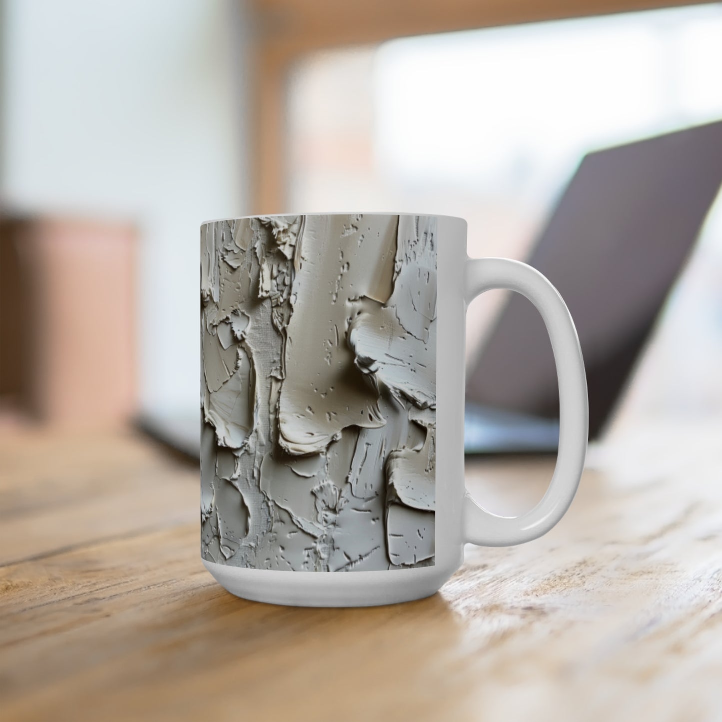 Artsy Abstract Ceramic Mug 15oz