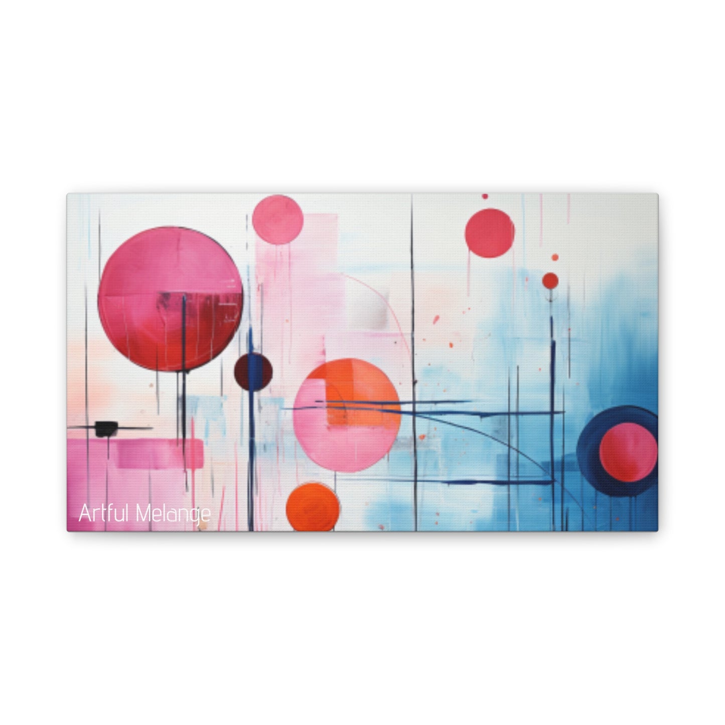 Primary Elegance: A Symphony of Sophistication Canvas Print