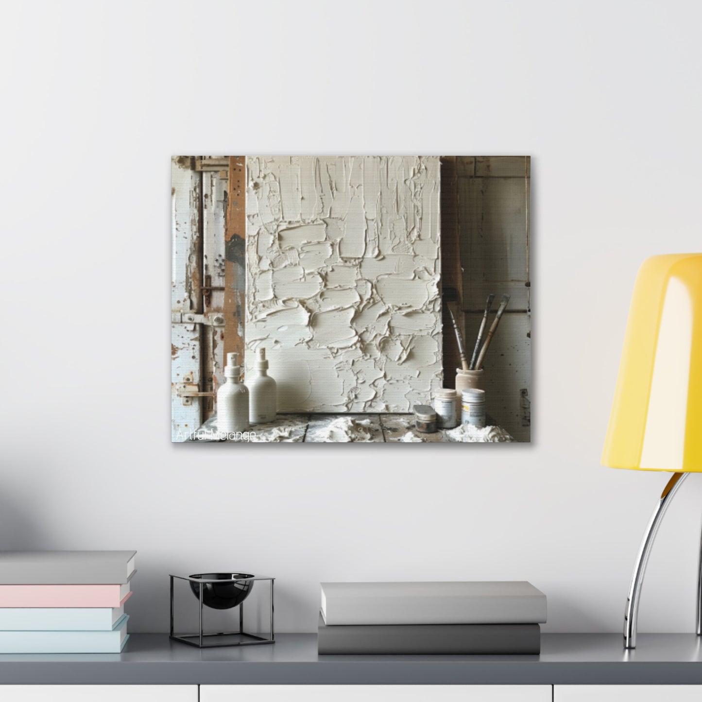 Primary Elegance: A Symphony of Sophistication Canvas Print