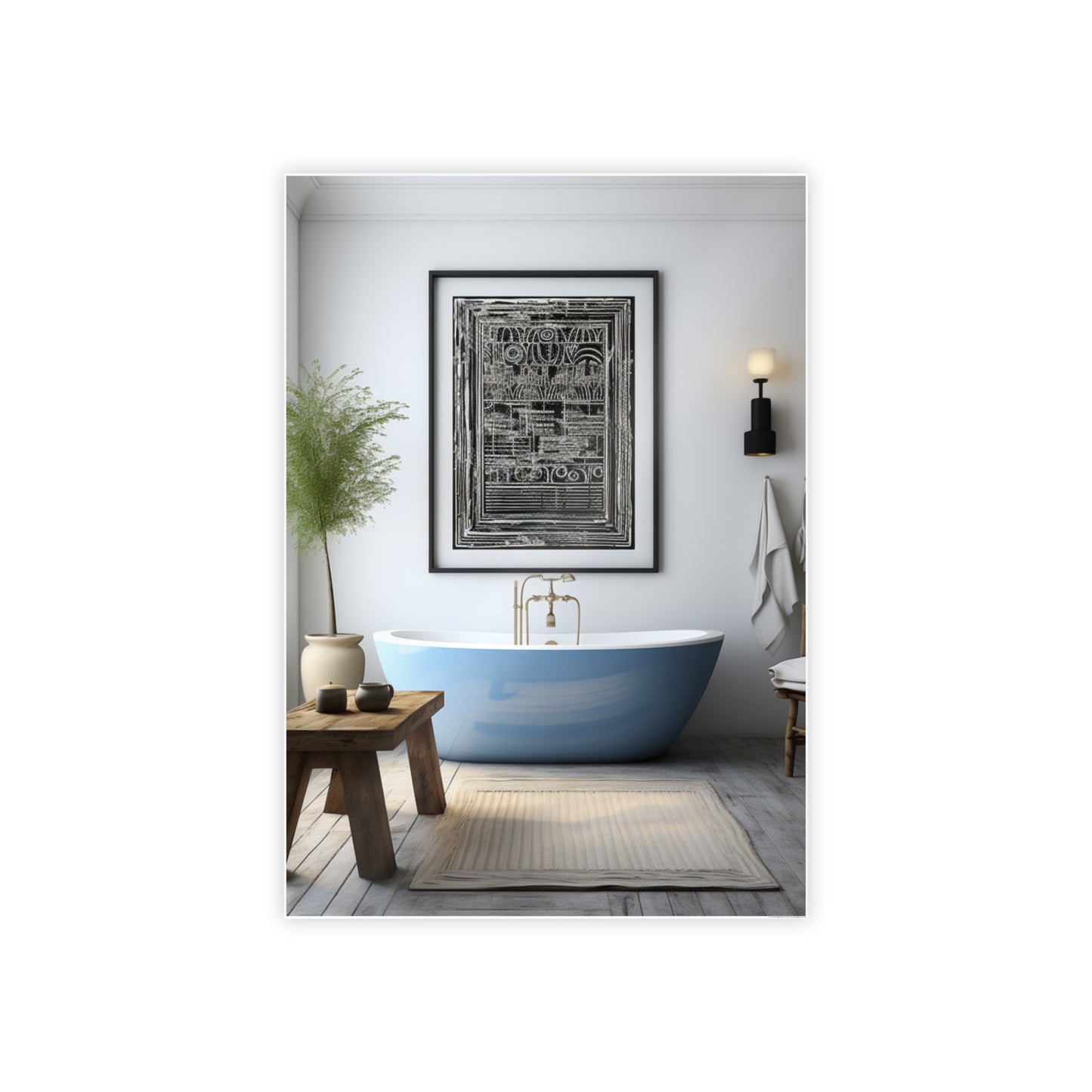 Cultural Elegance Bathscapes Poster Art