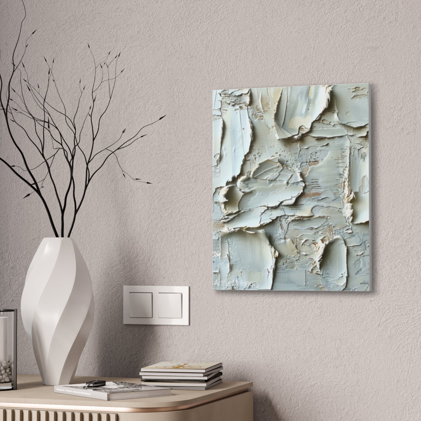 Primary Elegance: A Symphony of Sophistication Canvas Print