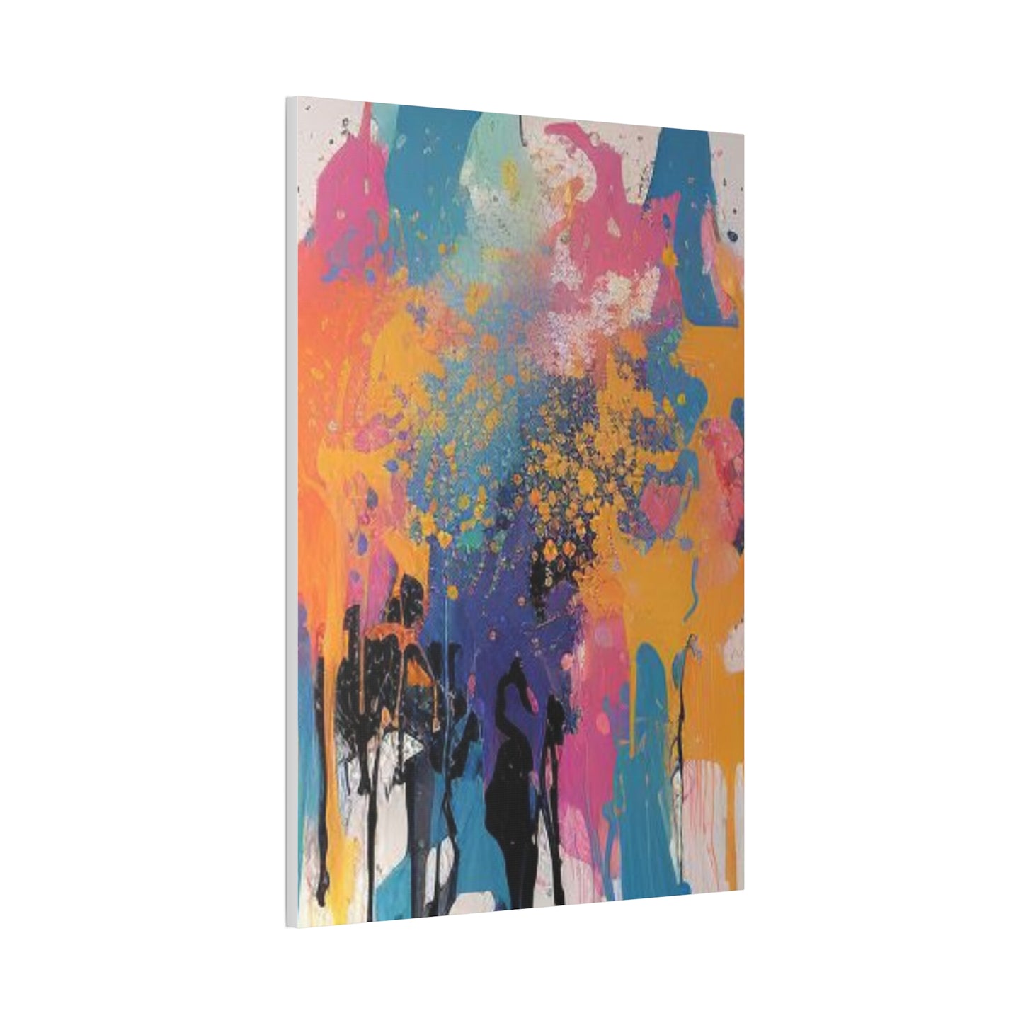 Primary Elegance: A Symphony of Sophistication Canvas Print