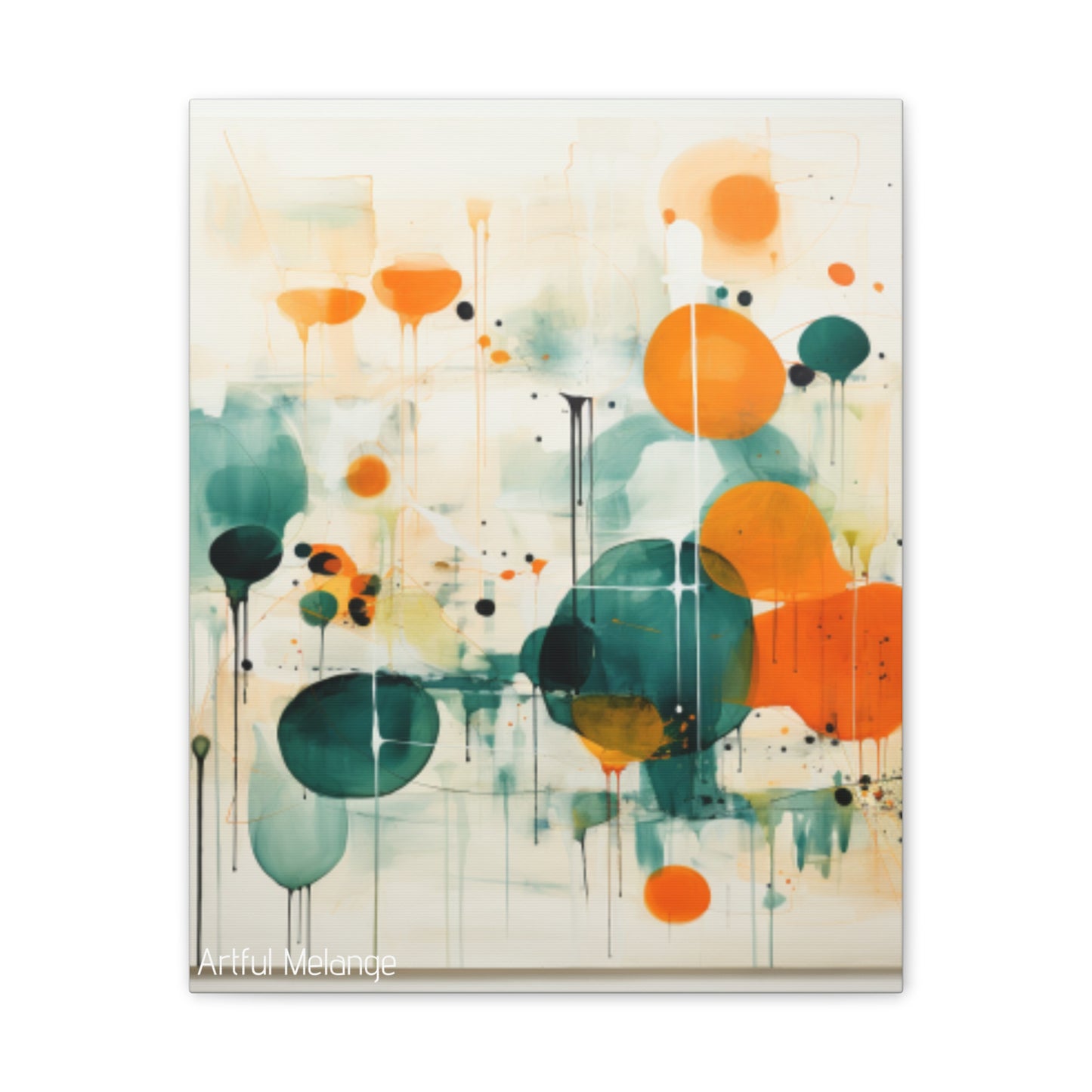 Primary Elegance: A Symphony of Sophistication Canvas Print