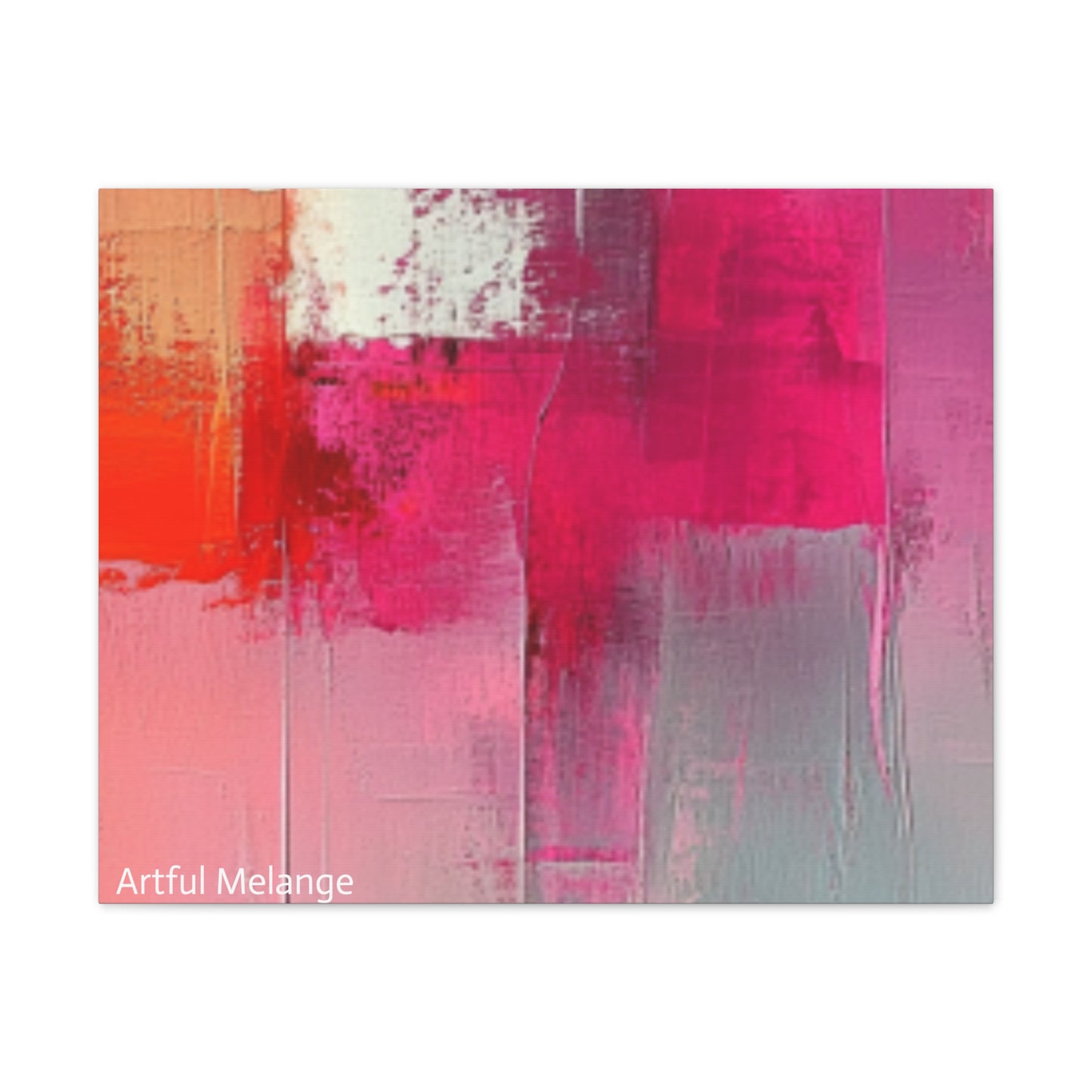 Acrylic Abstract Canvas Print - Richly Textured Artistry