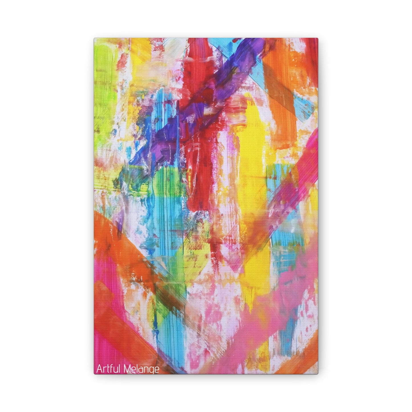 Primary Elegance: A Symphony of Sophistication Canvas Print