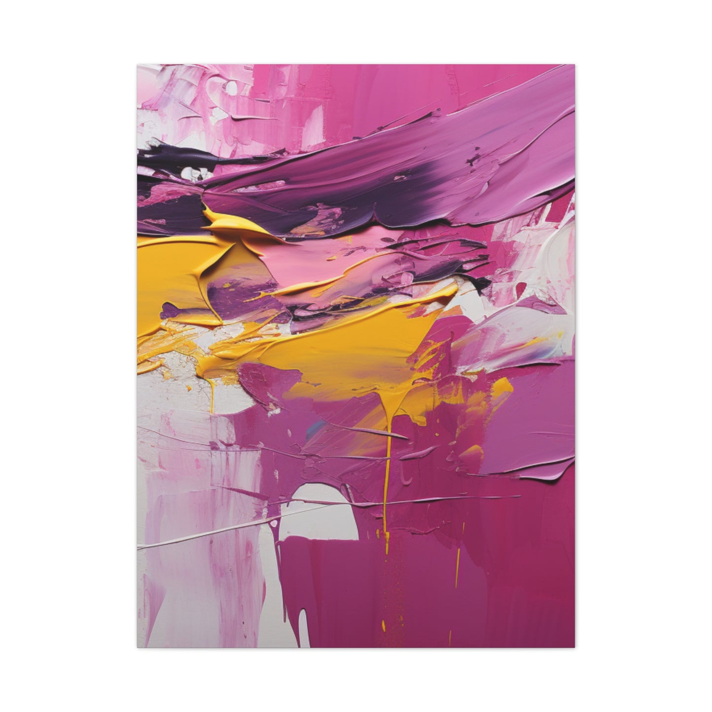 Primary Elegance: A Symphony of Sophistication Canvas Print