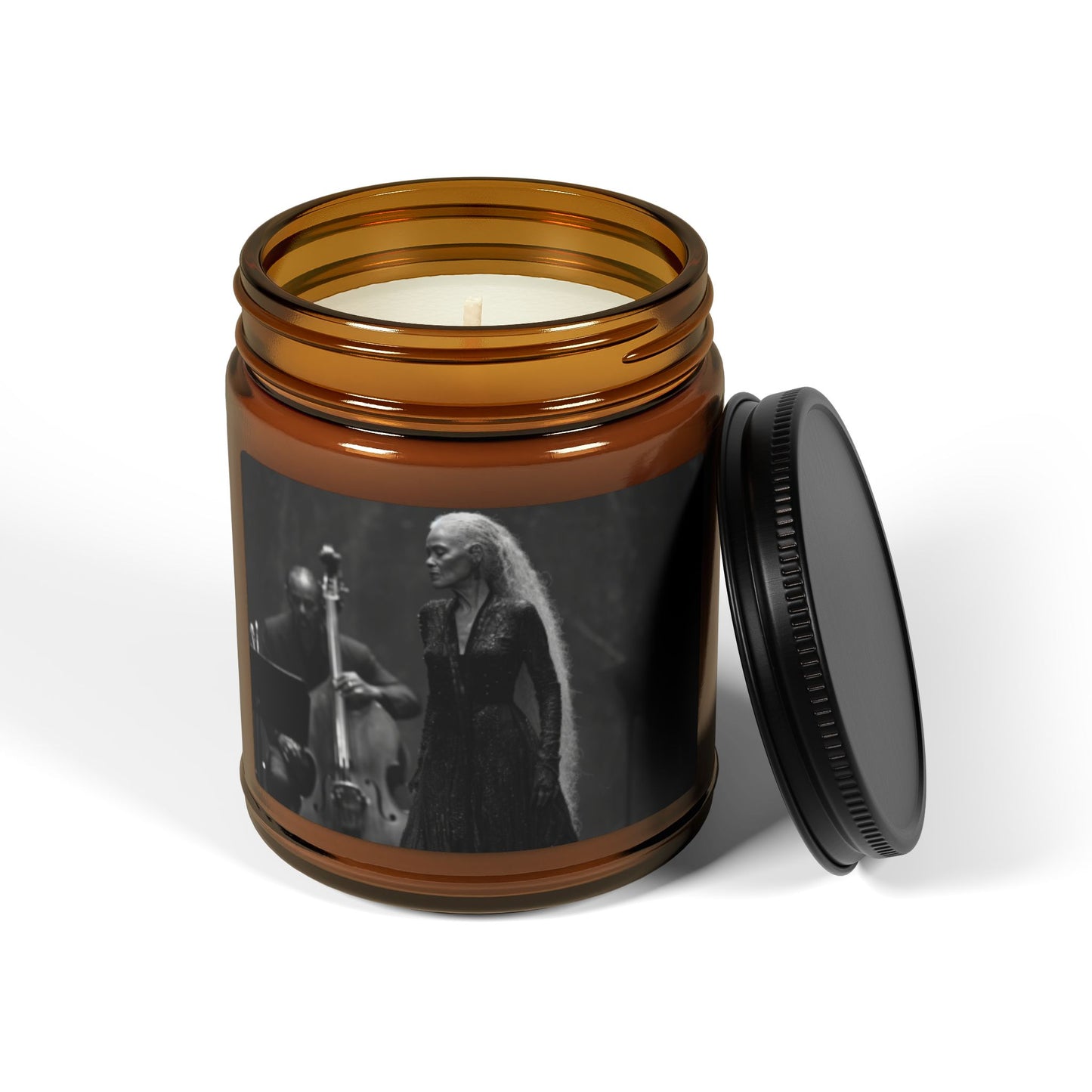 Harmony and Soul Scented Black Excellence Soy Candle 3