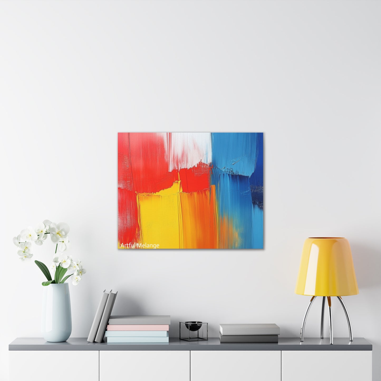 Acrylic Abstract Canvas Print - Richly Textured Artistry