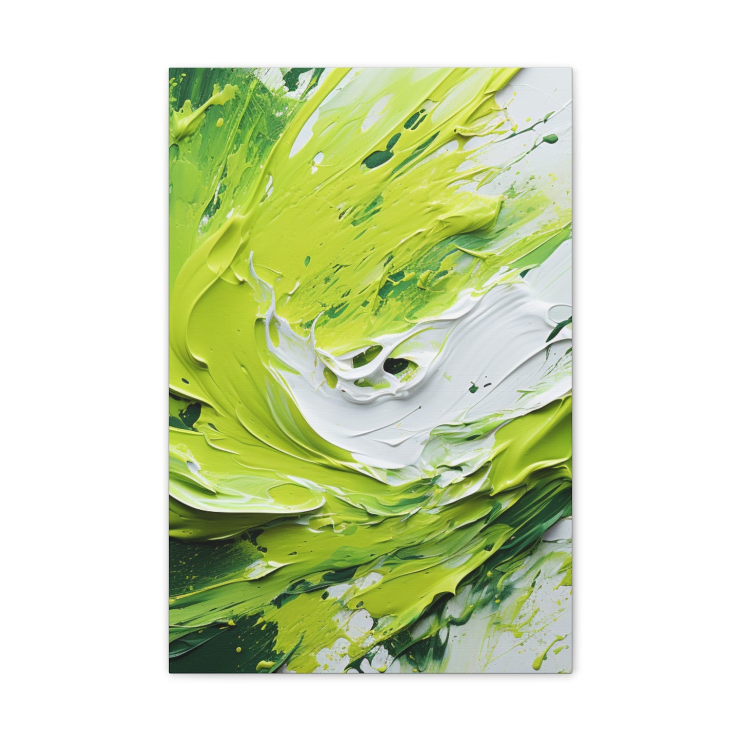 Acrylic Abstract Canvas Print - Richly Textured Artistry