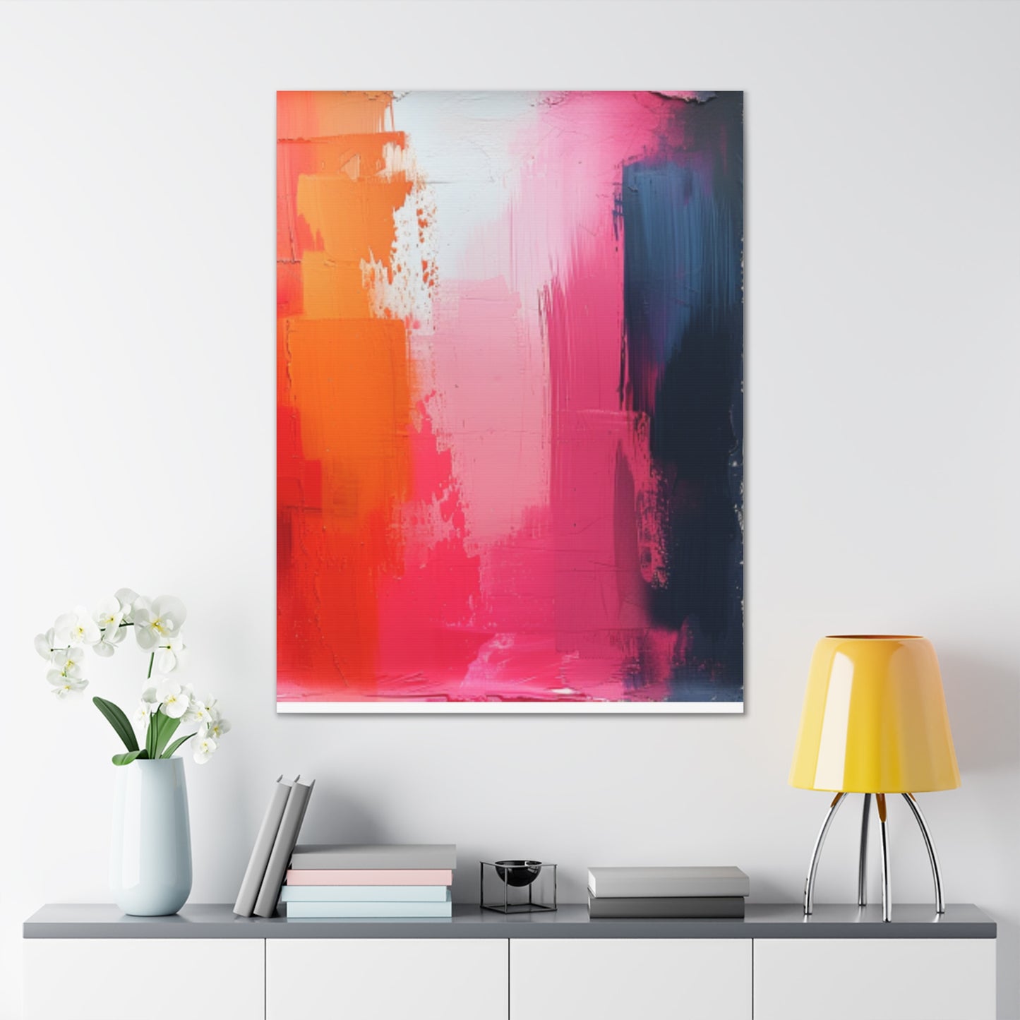 In The Pink: A Symphony of Sophistication Canvas Print