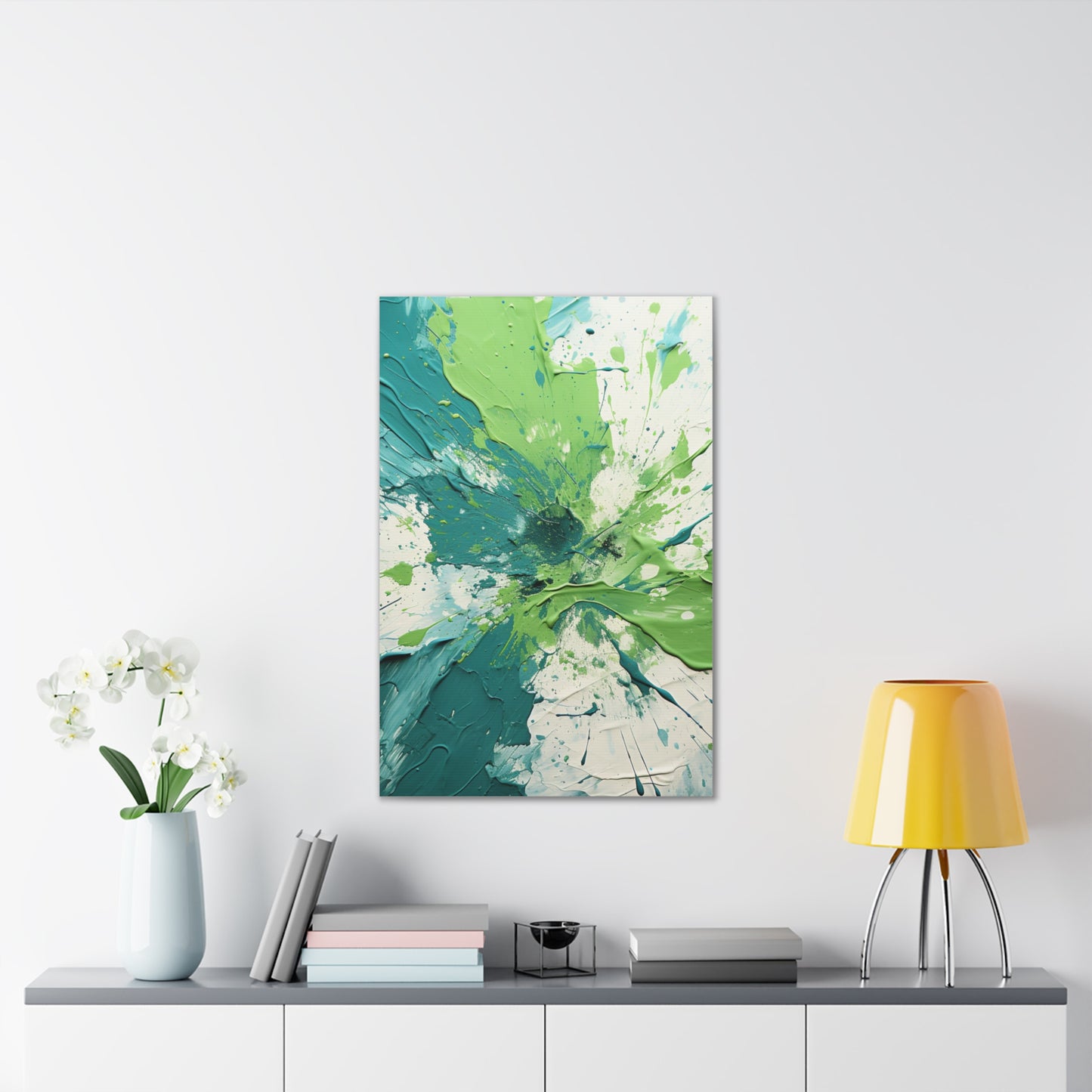 Acrylic Abstract Canvas Print - Richly Textured Artistry