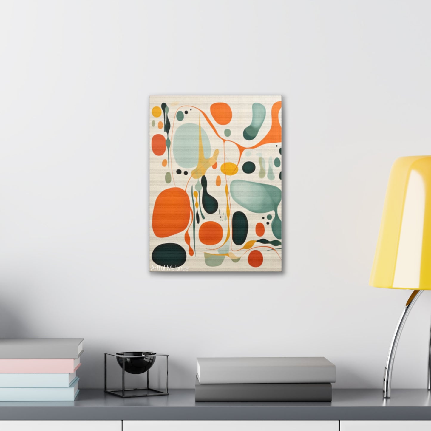 Primary Elegance: A Symphony of Sophistication Canvas Print