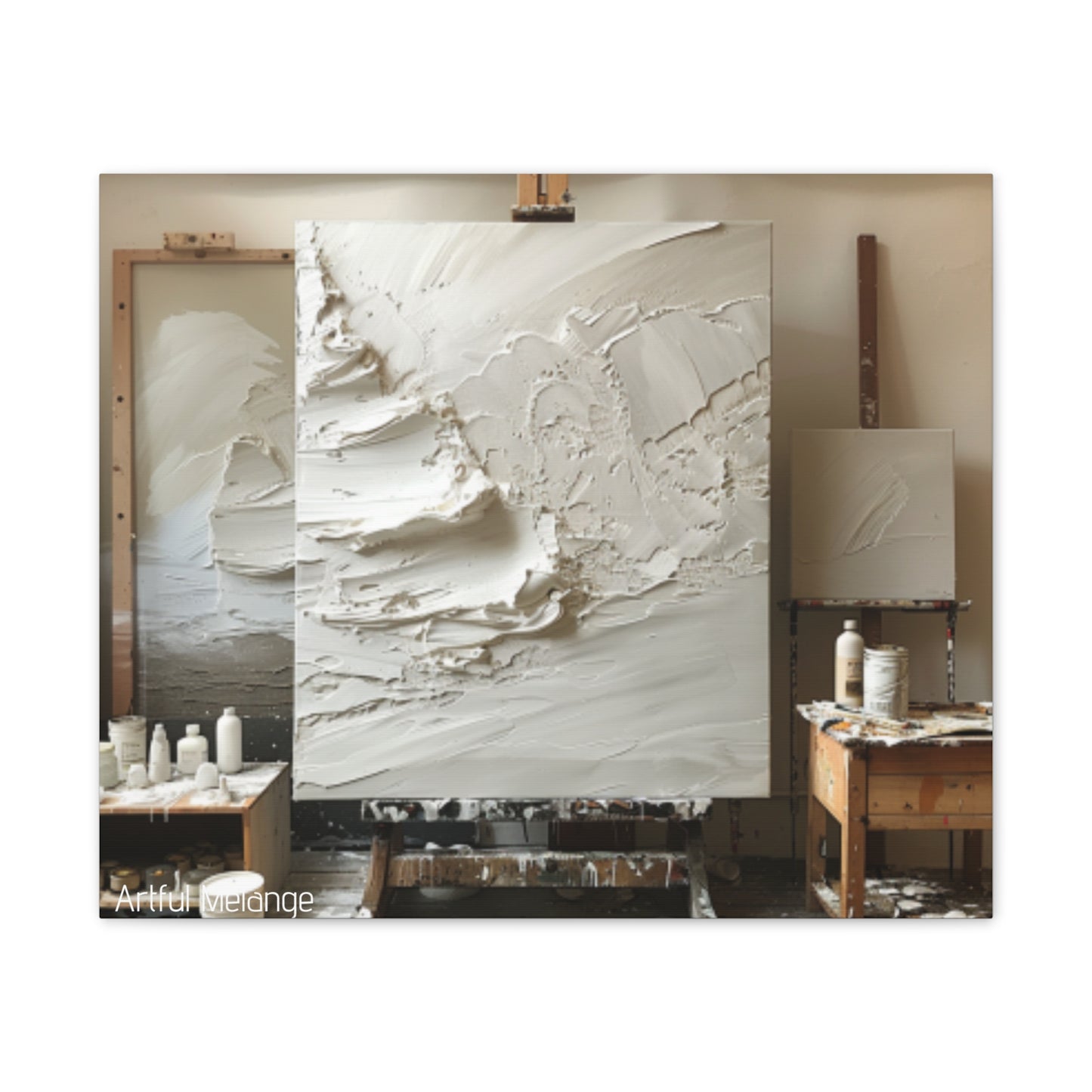 Primary Elegance: A Symphony of Sophistication Canvas Print