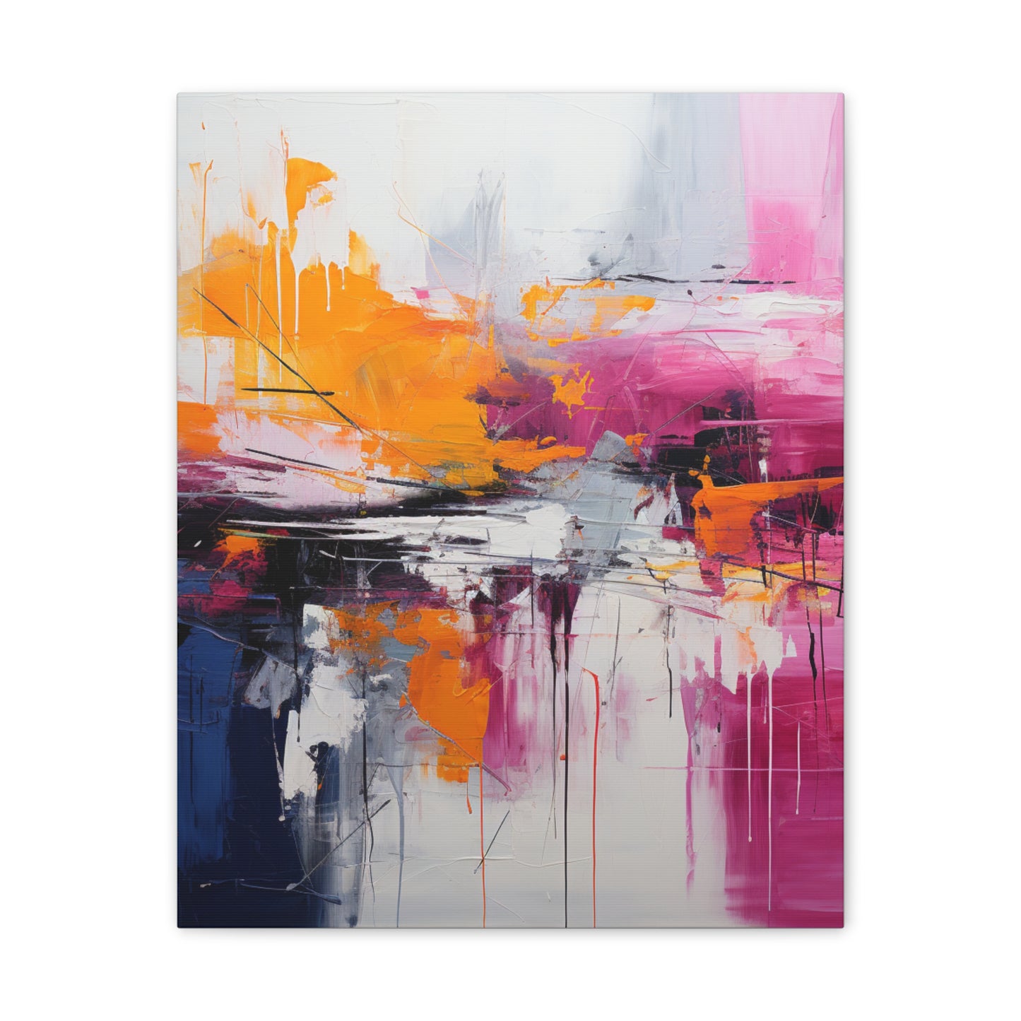 Primary Elegance: A Symphony of Sophistication Canvas Print