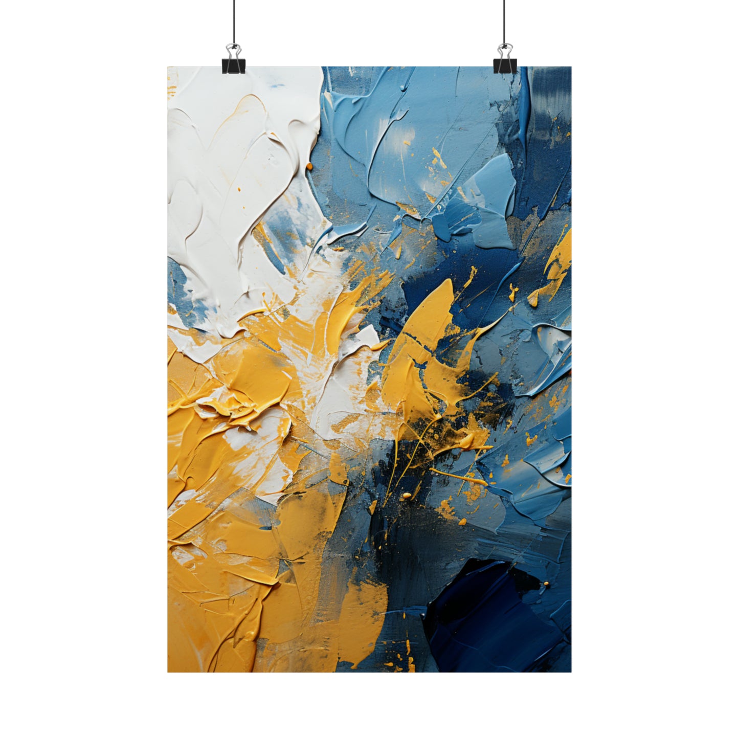 Radiant Harmony Matte Vertical Canvas Poster