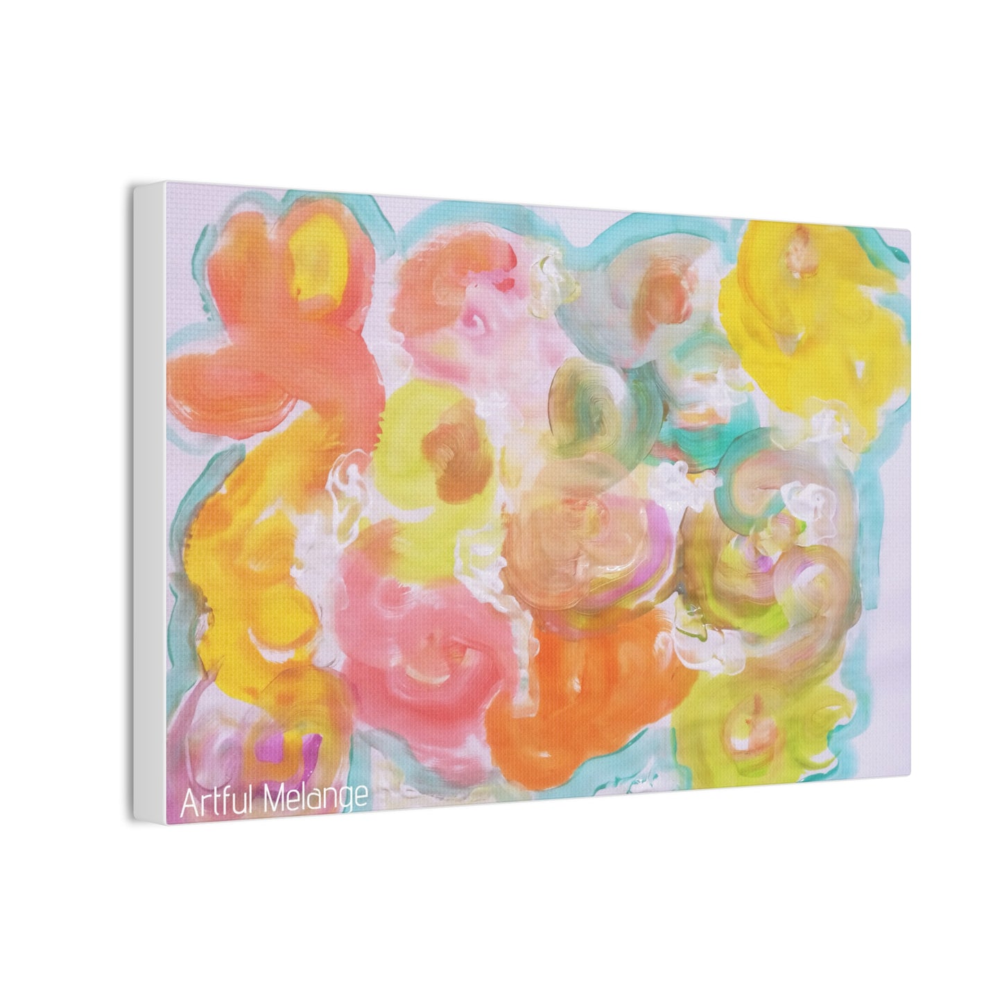 Primary Elegance: A Symphony of Sophistication Canvas Print