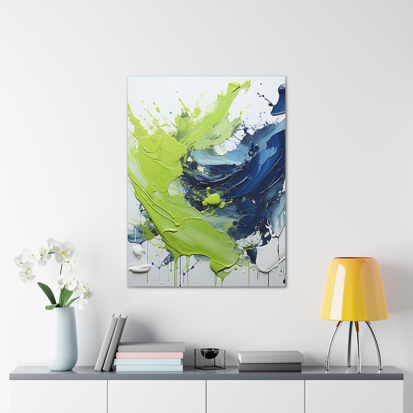 Acrylic Abstract Canvas Print - Richly Textured Artistry