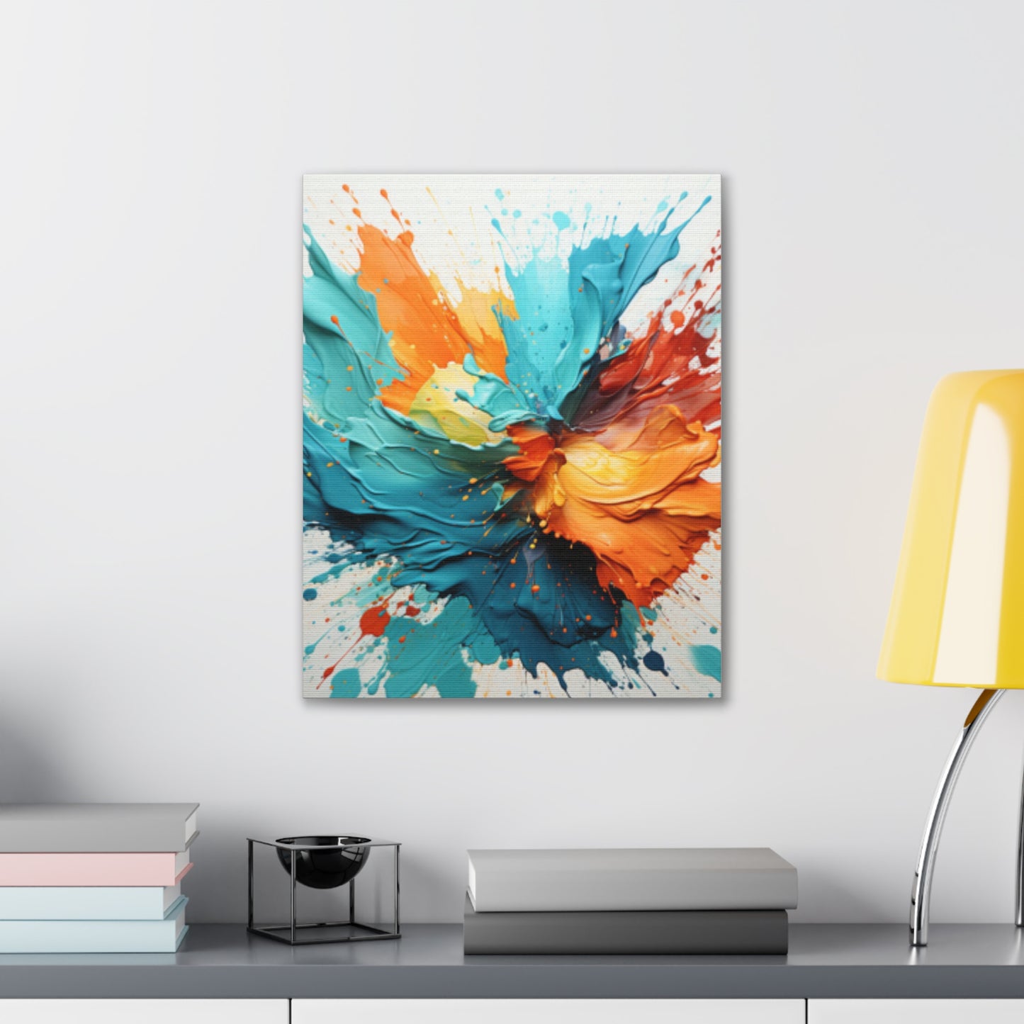 Primary Elegance: A Symphony of Sophistication Canvas Print