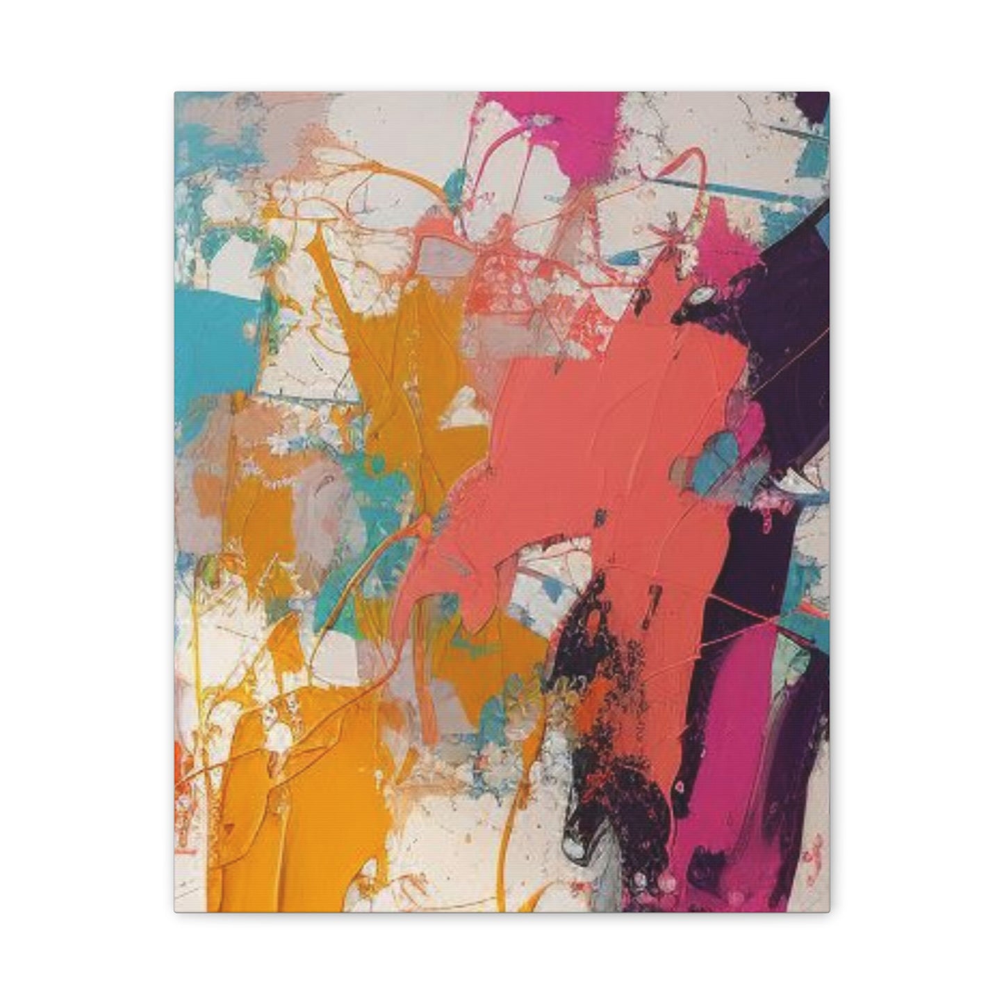 Primary Elegance: A Symphony of Sophistication Canvas Print