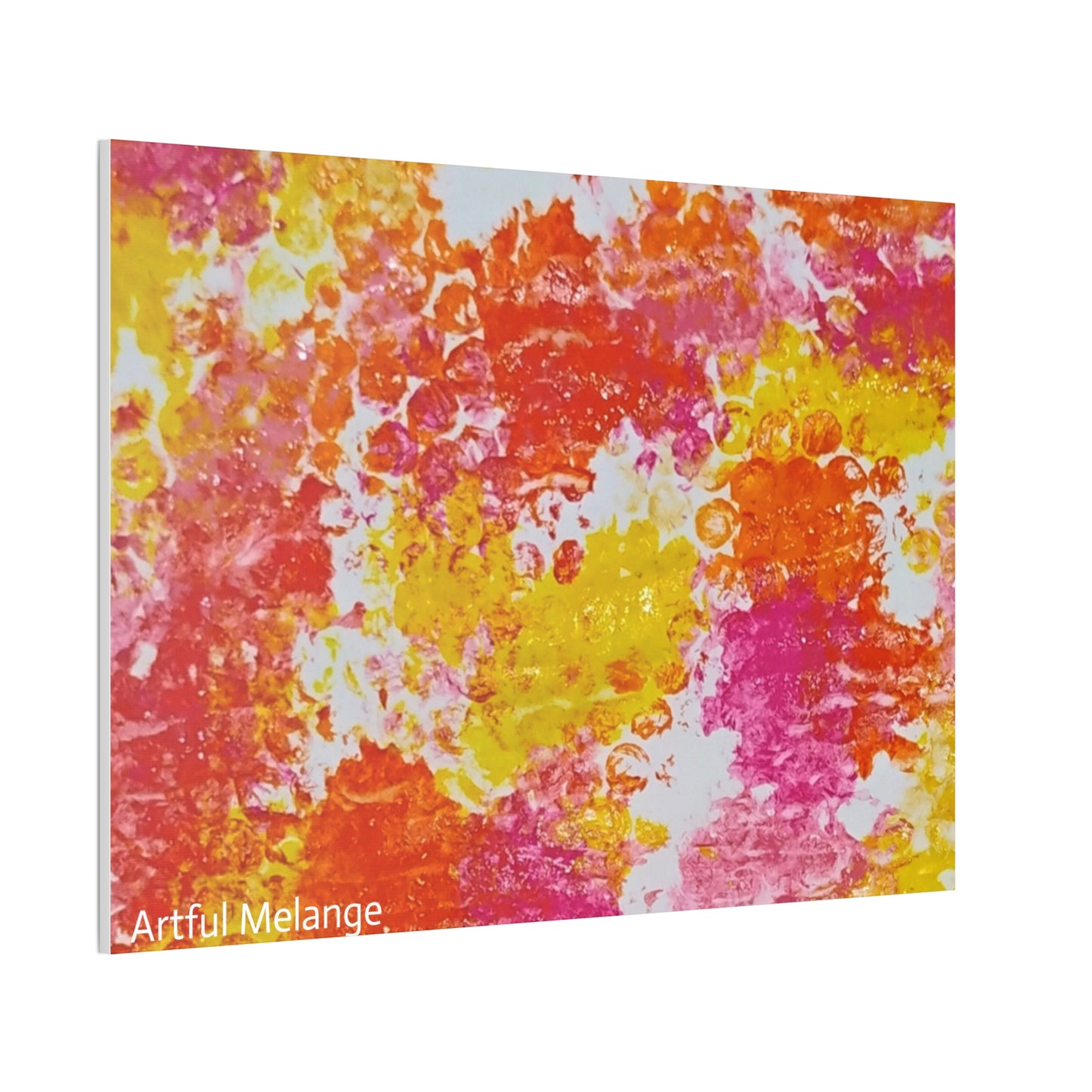 Acrylic Abstract Canvas Print - Richly Textured Artistry