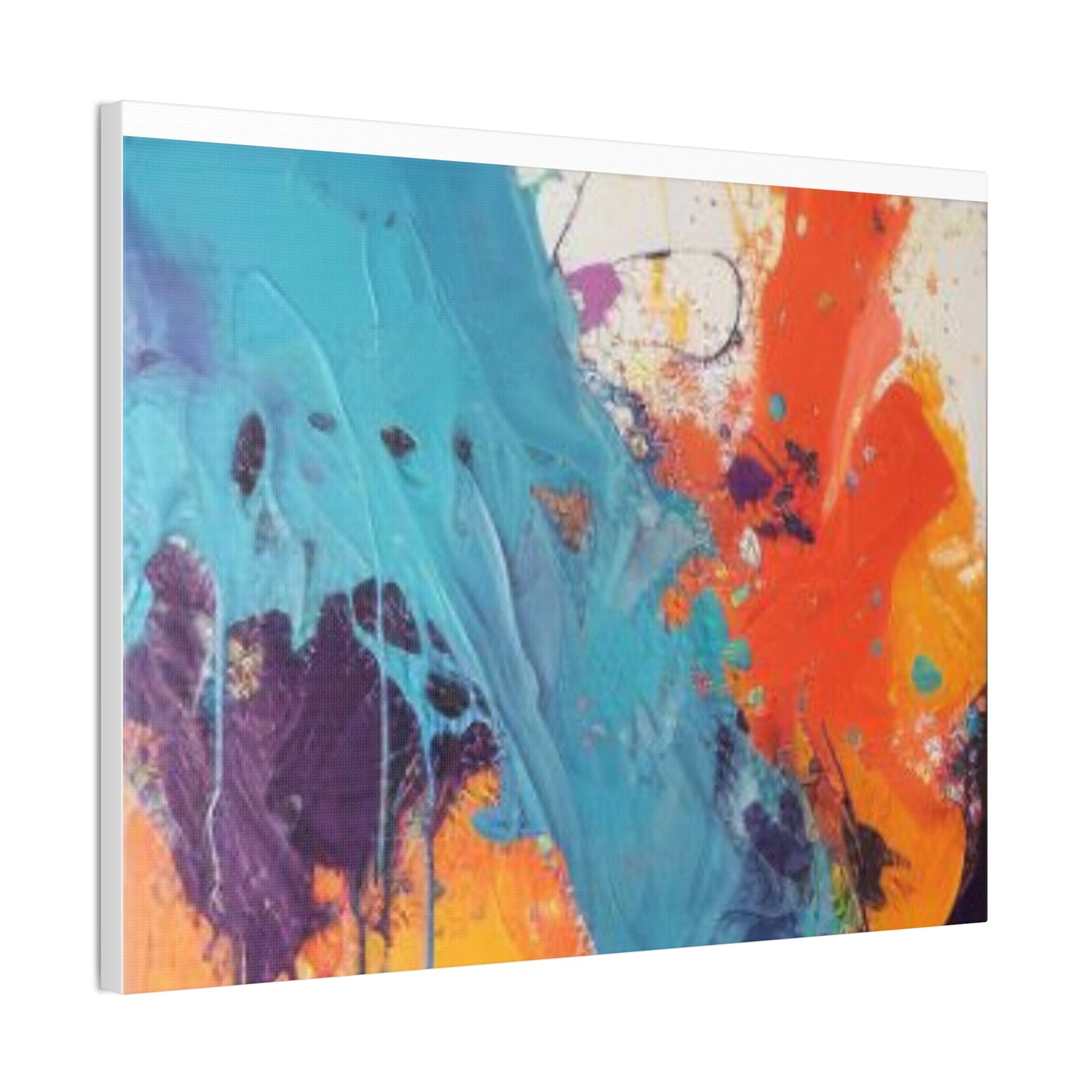 Primary Elegance: A Symphony of Sophistication Canvas Print