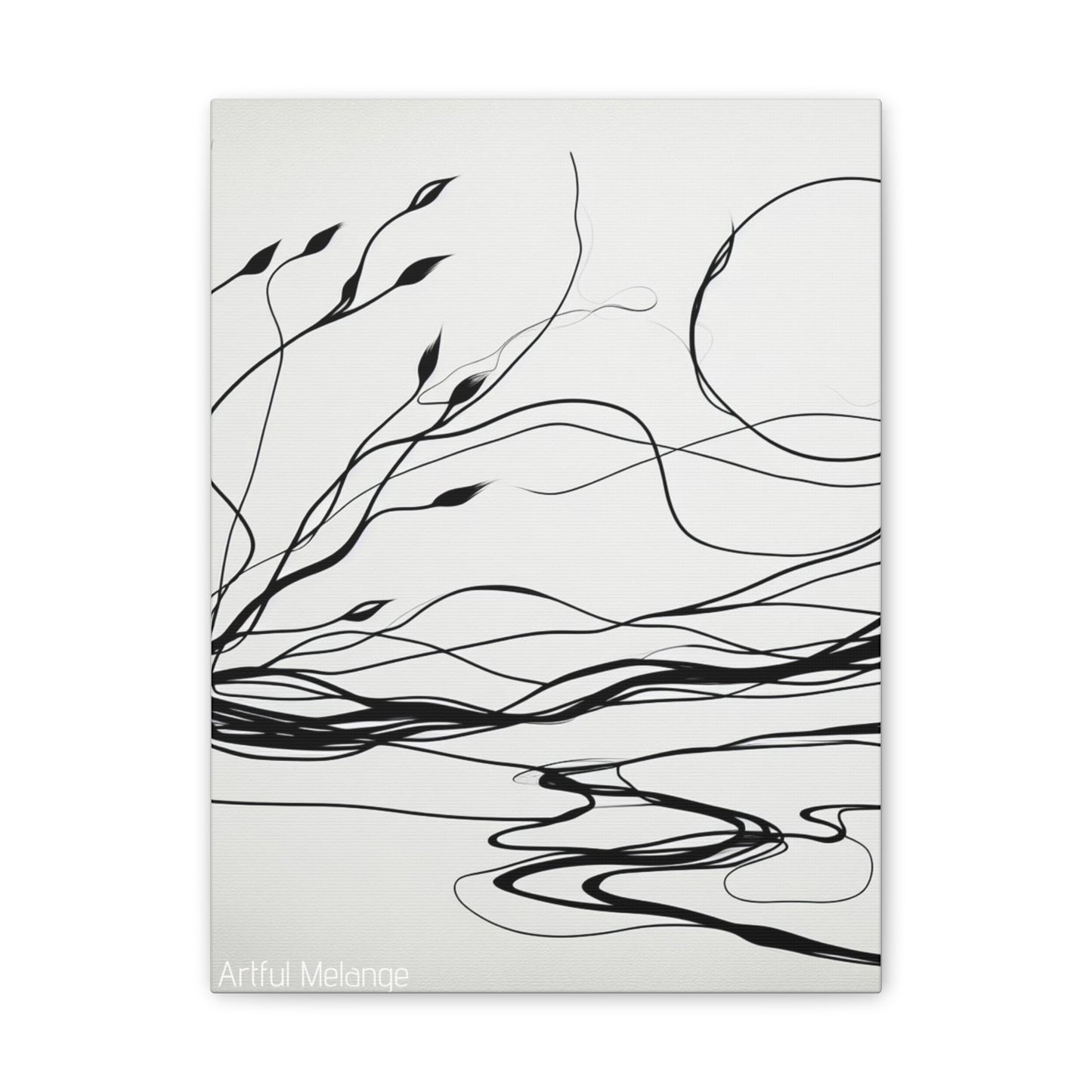 Primary Elegance: A Symphony of Sophistication Canvas Print