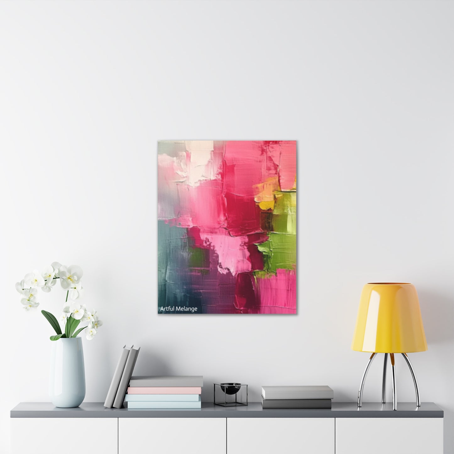 Acrylic Abstract Canvas Print - Richly Textured Artistry