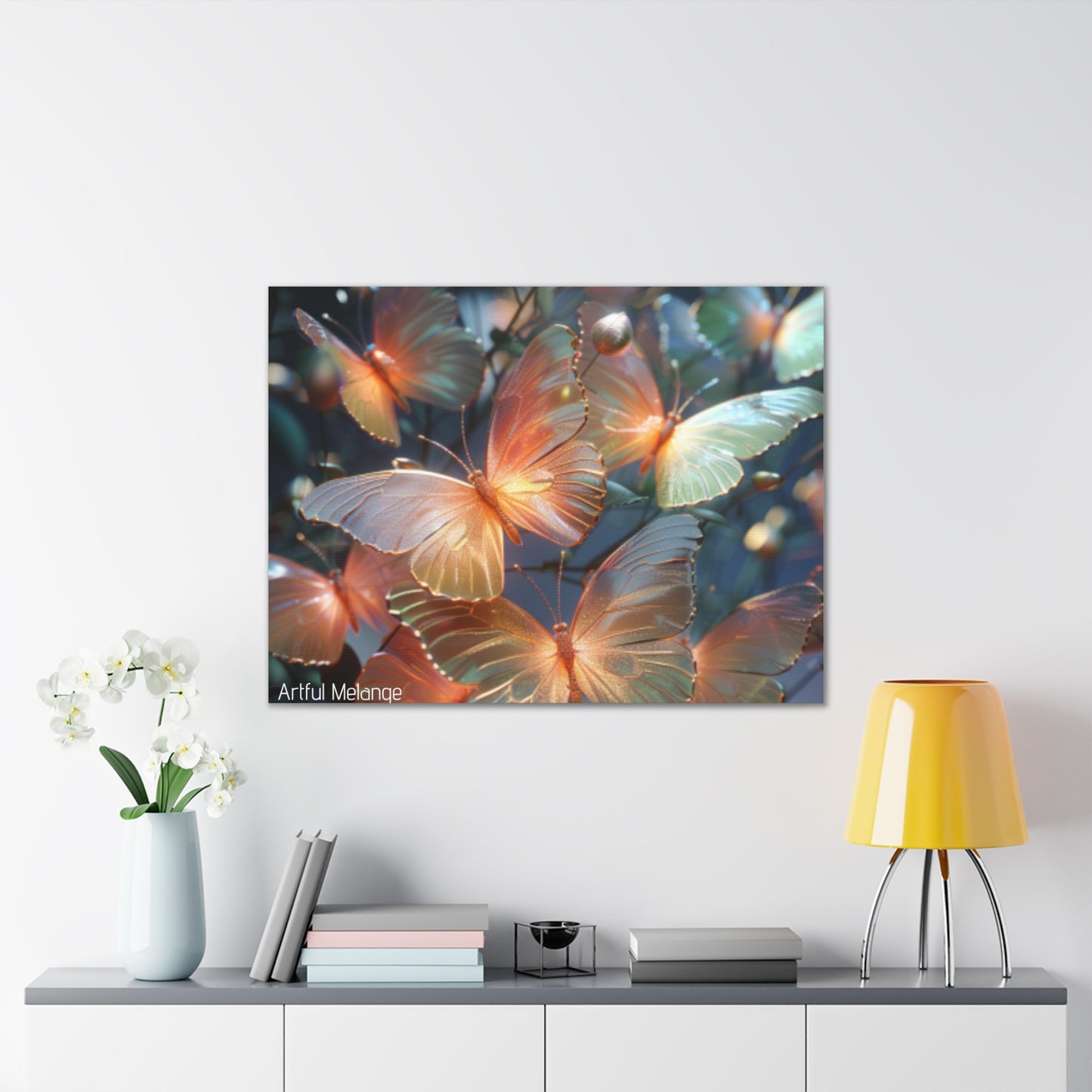 Fluttering Dreams: Butterfly Canvas Print Collection