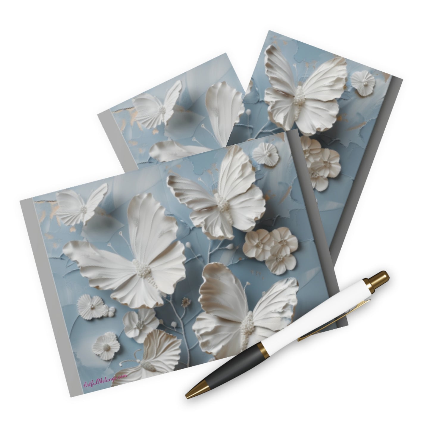 Wings of Wonder: Butterfly Note Card Collection (5 Pack)